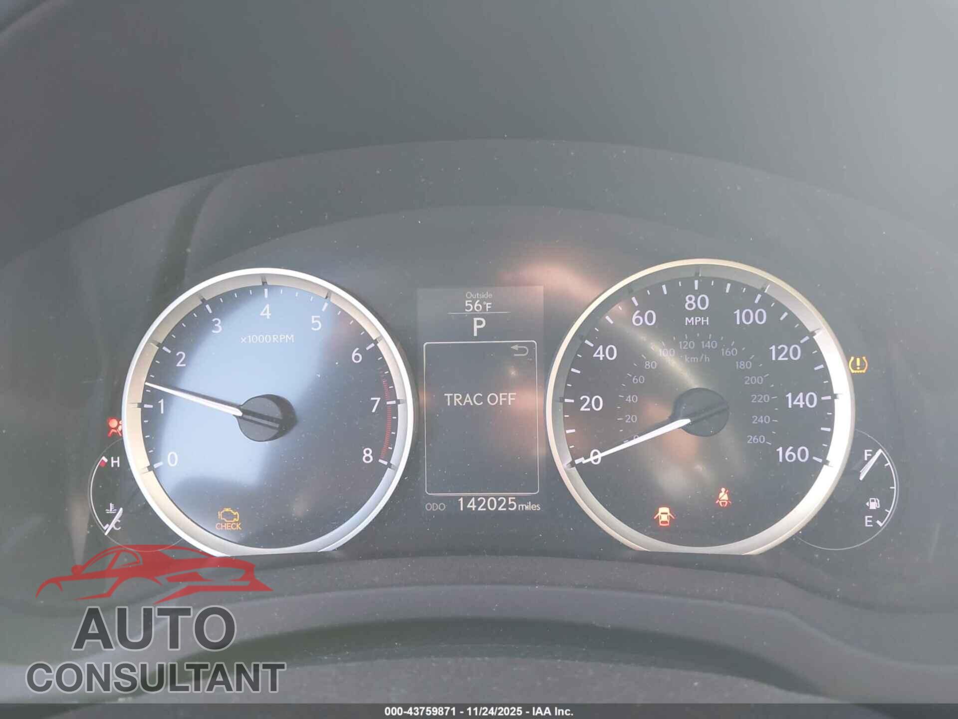 LEXUS IS 250 2014 - JTHBF1D20E5028768