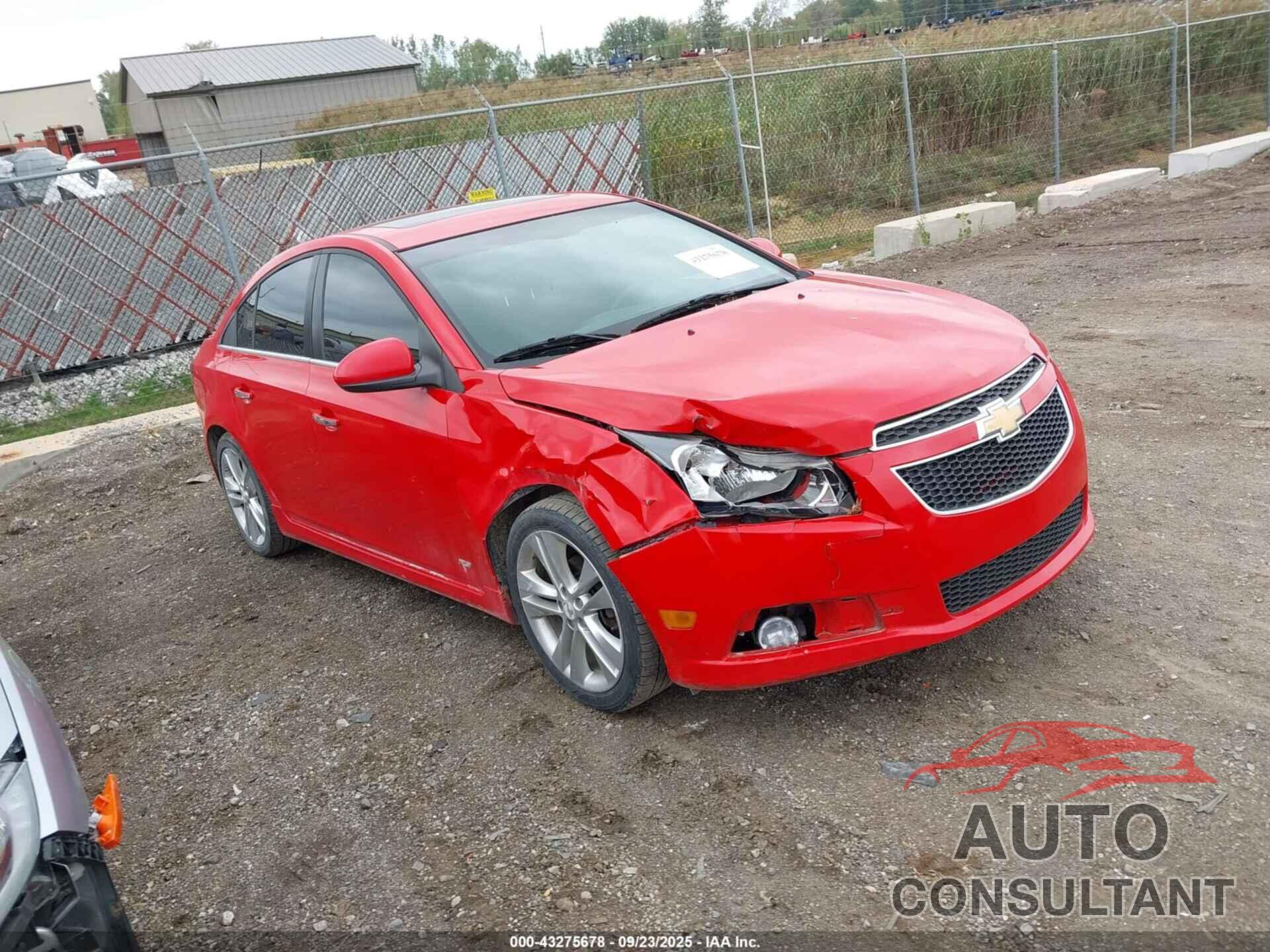 CHEVROLET CRUZE 2014 - 1G1PG5SB7E7343336