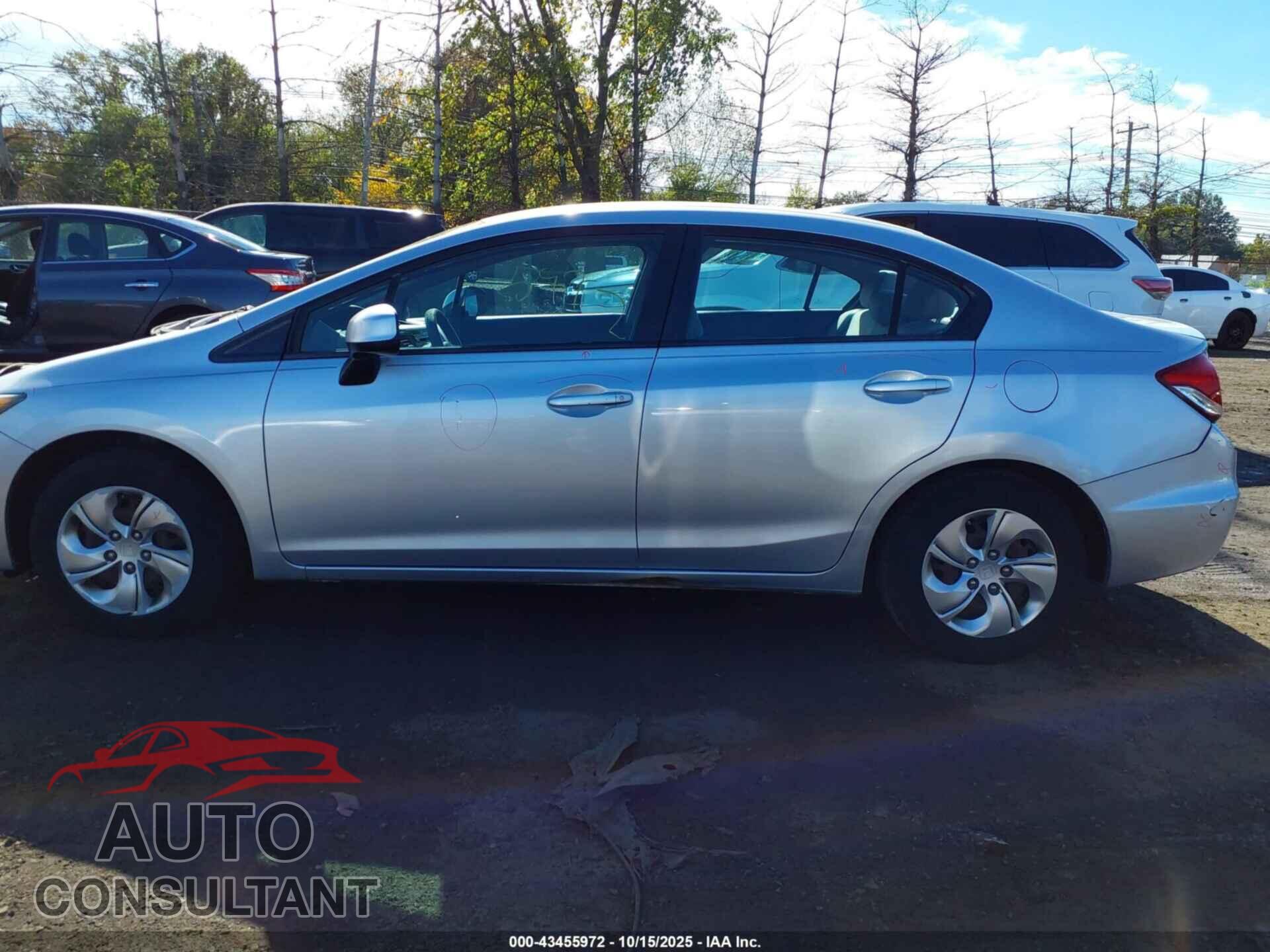 HONDA CIVIC 2013 - 2HGFB2F54DH564532
