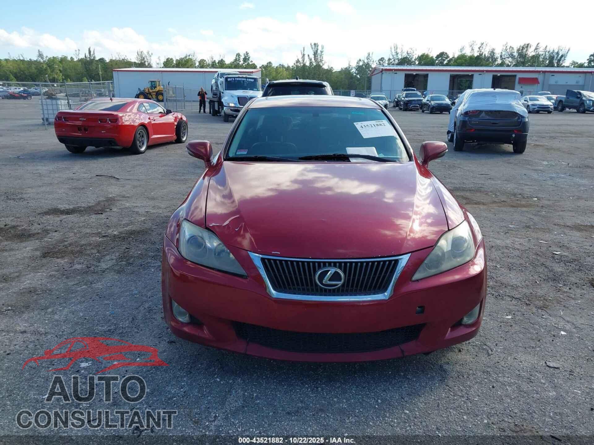 LEXUS IS 250 2011 - JTHBF5C26B5145209