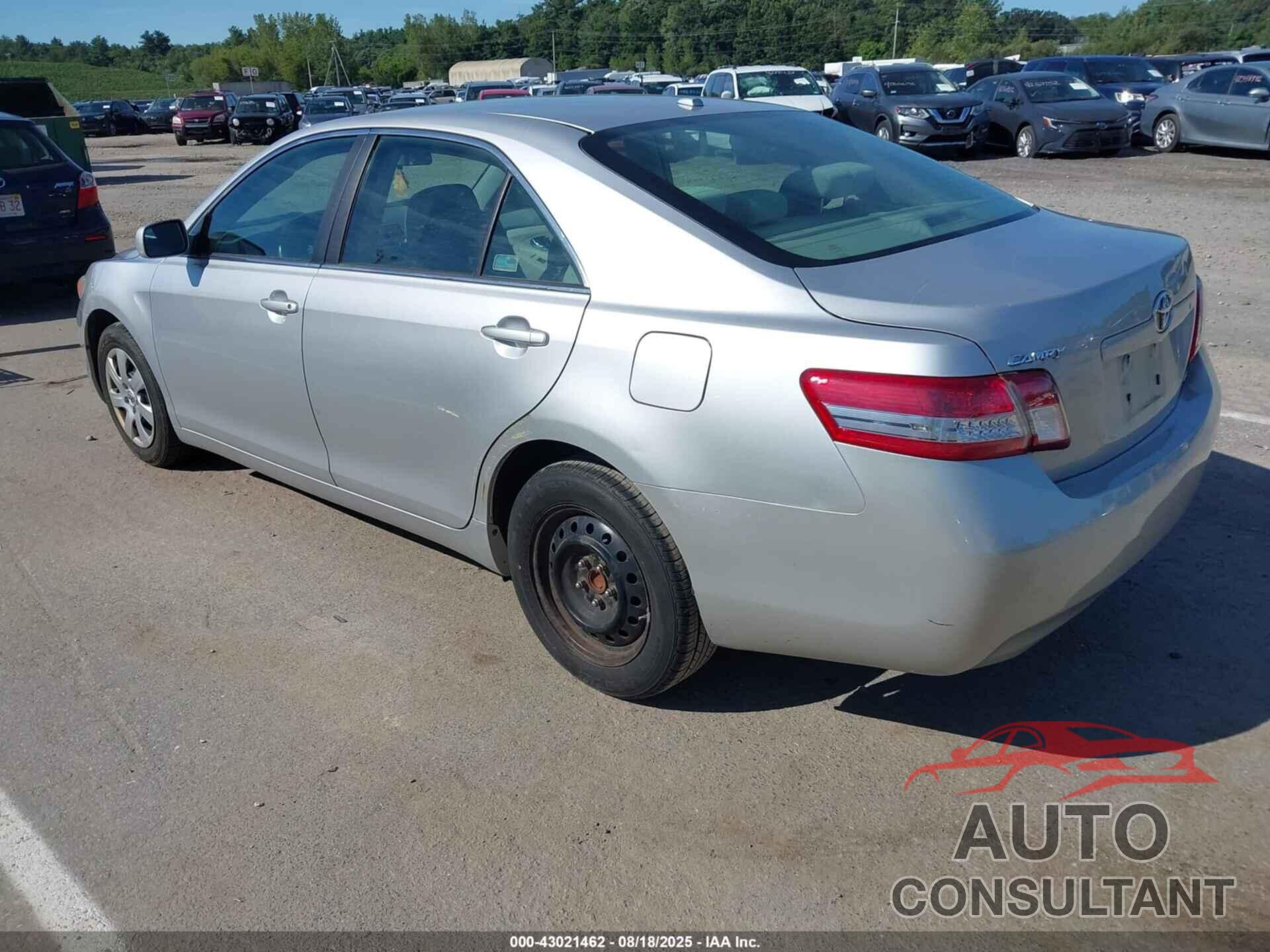 TOYOTA CAMRY 2010 - 4T4BF3EKXAR081135