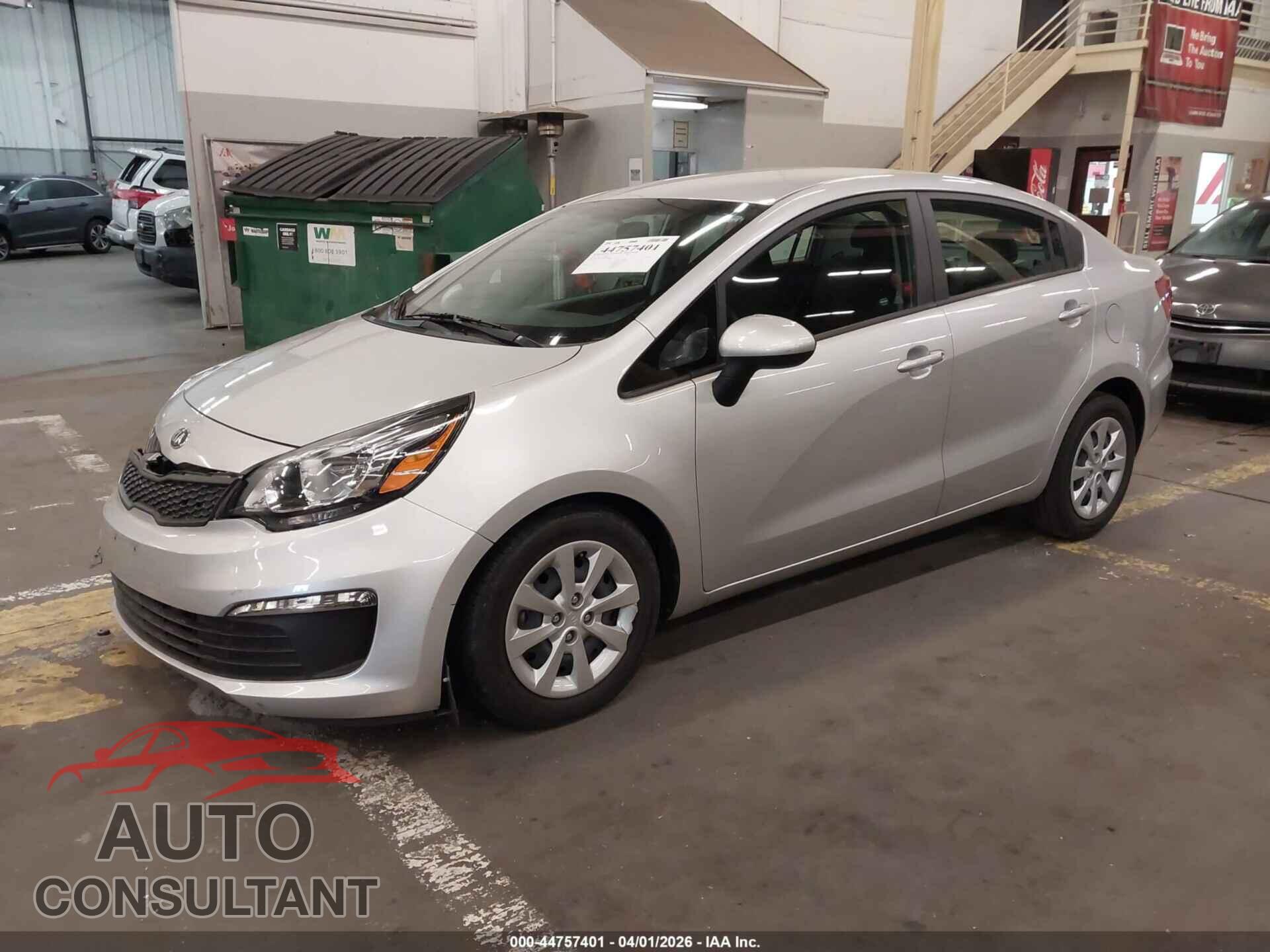 KIA RIO 2017 - KNADM4A36H6006140