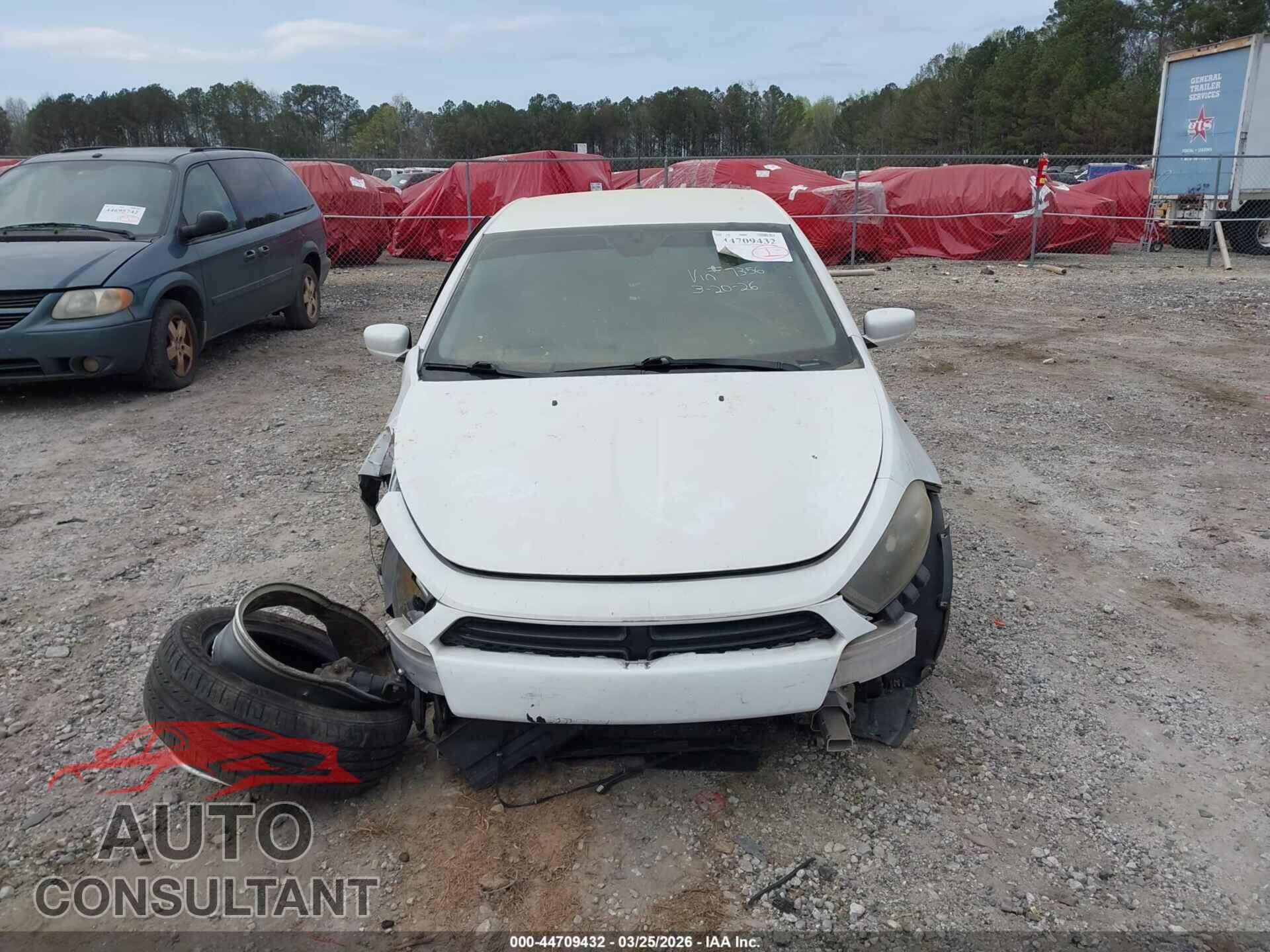 DODGE DART 2015 - 1C3CDFBB4FD237356