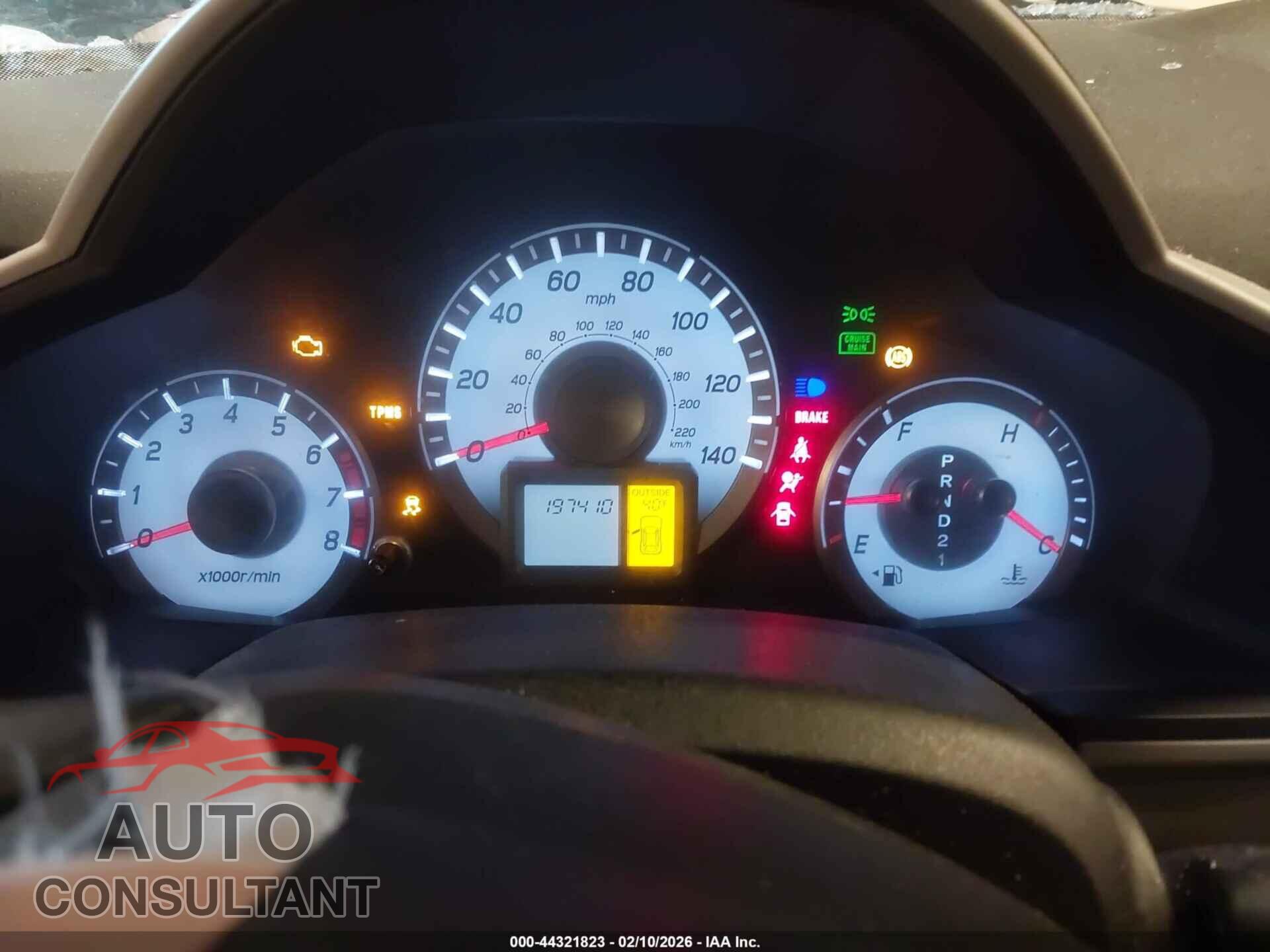 HONDA PILOT 2012 - 5FNYF4H56CB043773