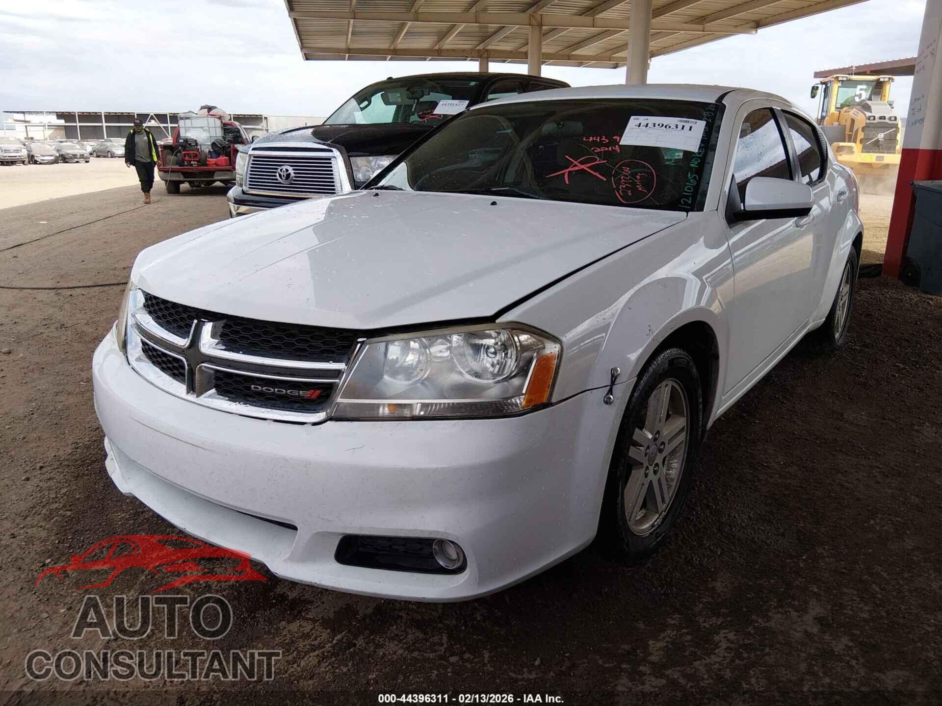 DODGE AVENGER 2014 - 1C3CDZCB4EN121065