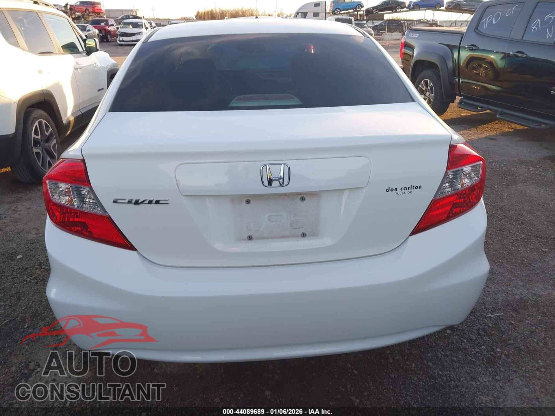 HONDA CIVIC 2012 - 2HGFB2F92CH307953