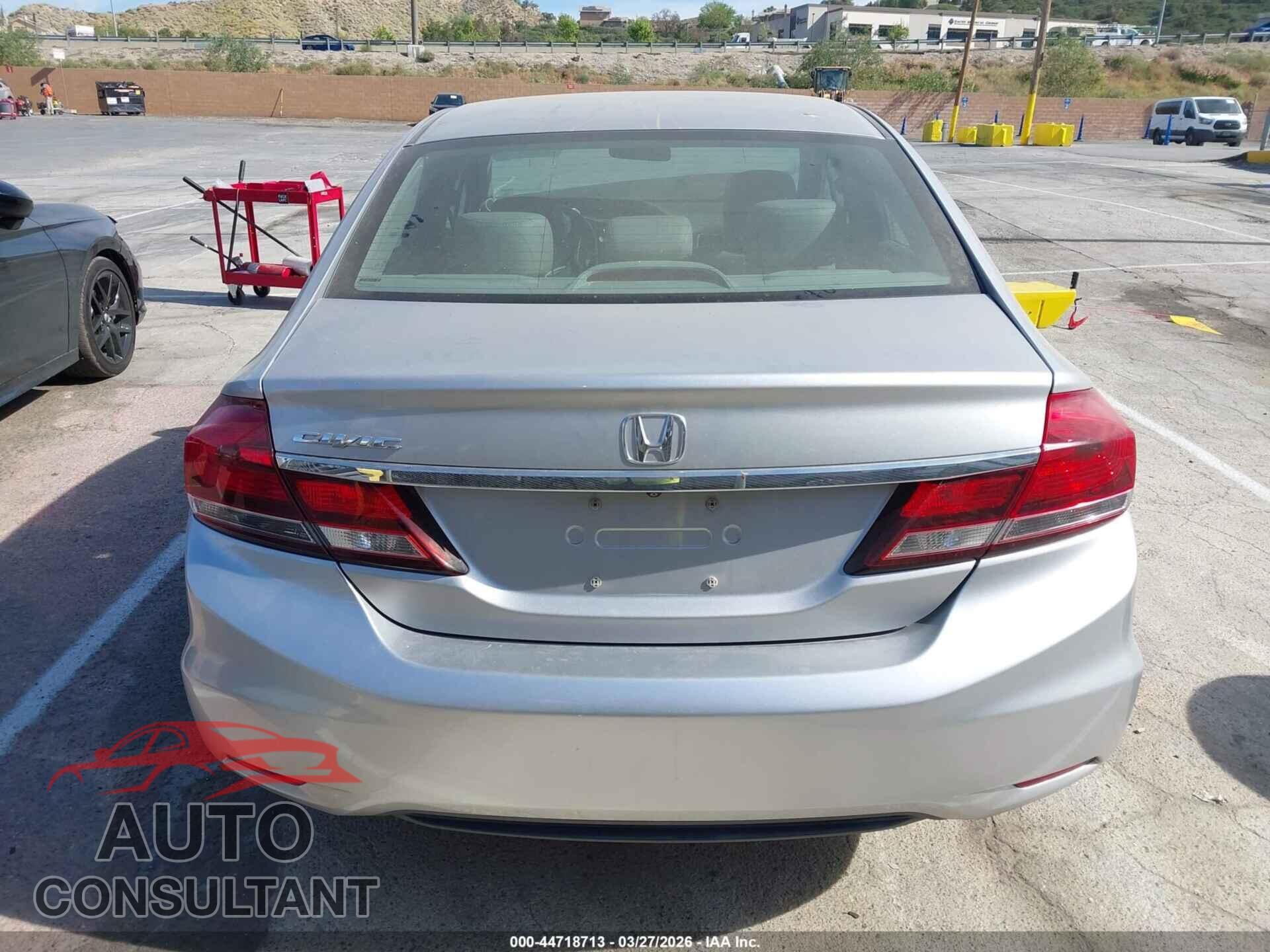 HONDA CIVIC 2013 - 19XFB2F94DE268598