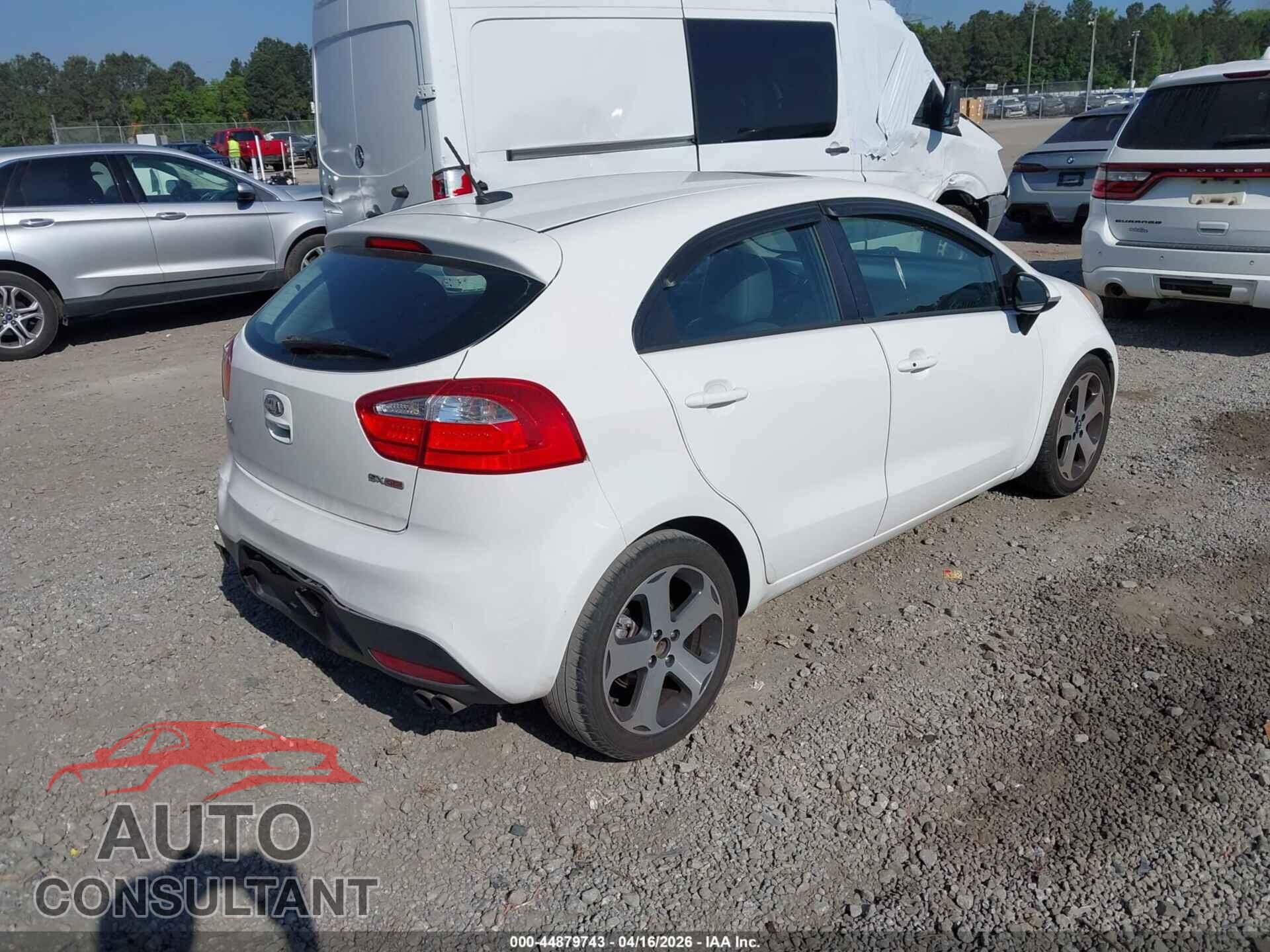 KIA RIO5 2012 - KNADN5A30C6061503
