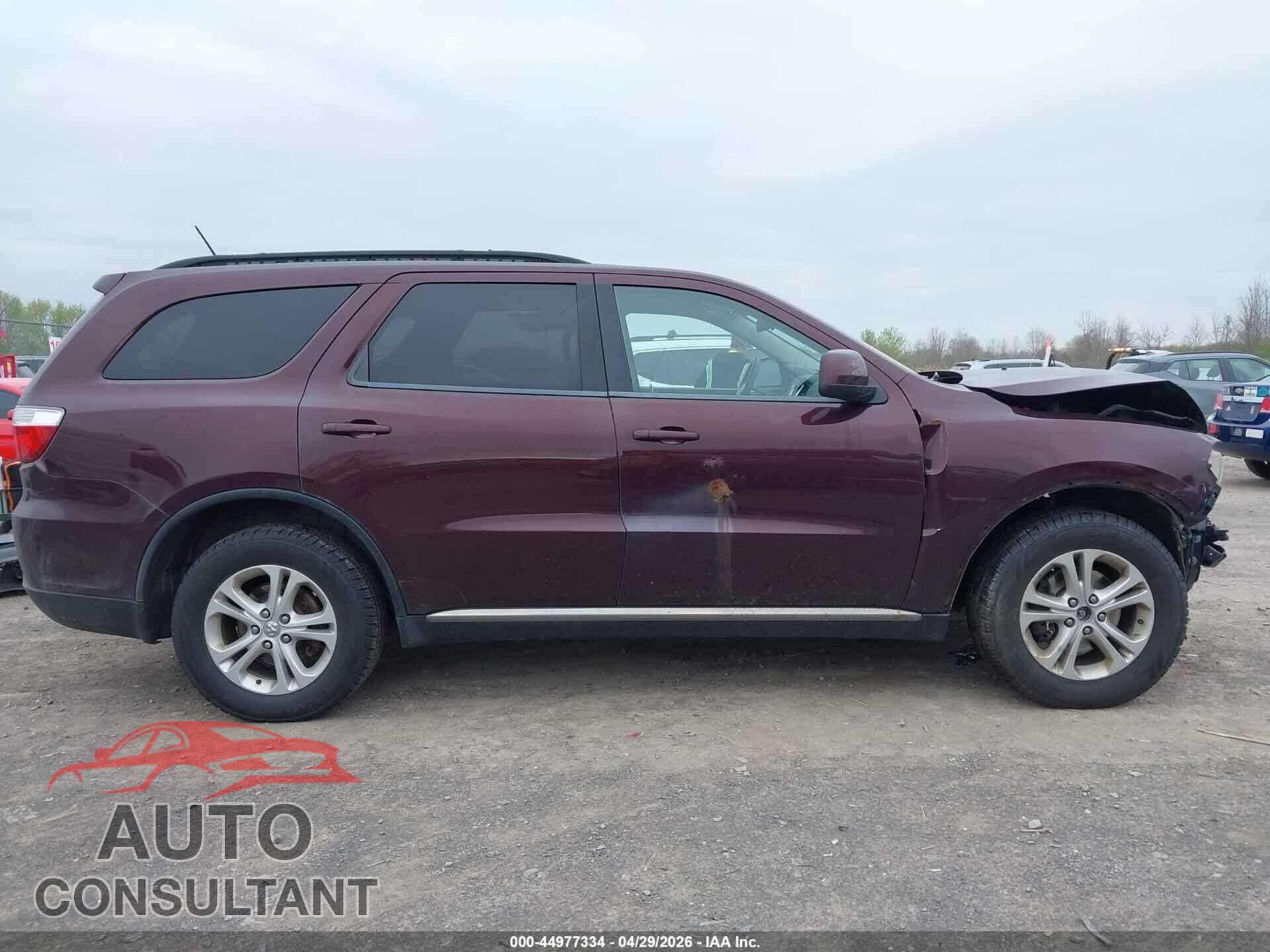 DODGE DURANGO 2012 - 1C4RDJAGXCC242178