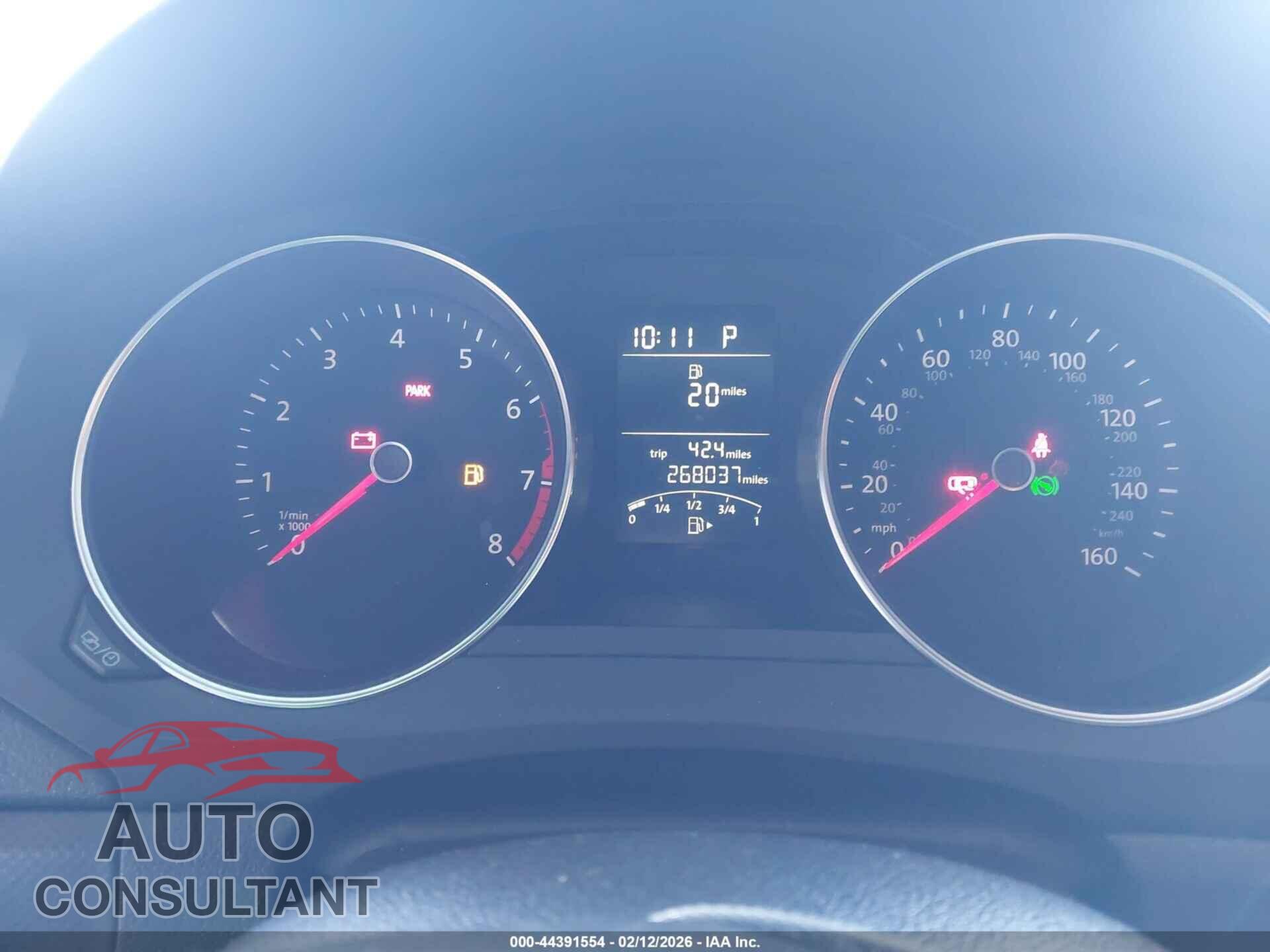 VOLKSWAGEN JETTA 2016 - 3VW267AJ0GM226485
