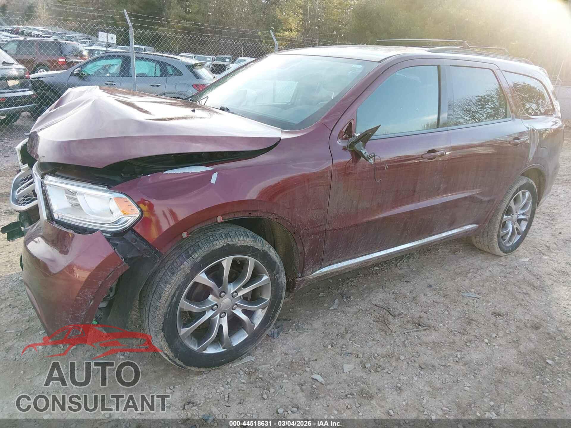 DODGE DURANGO 2018 - 1C4RDJAG1JC198360