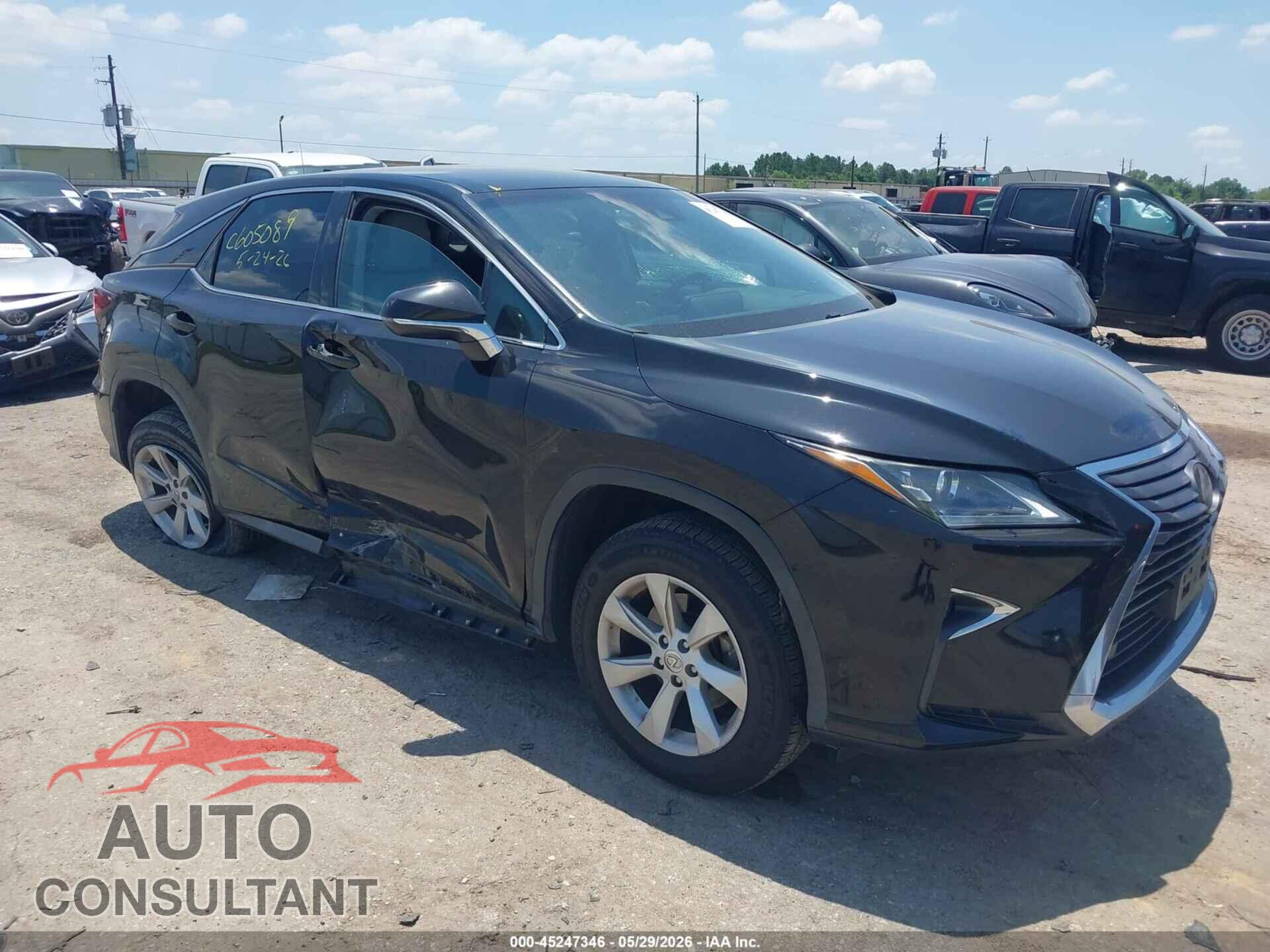 LEXUS RX 350 2017 - 2T2ZZMCA4HC076276
