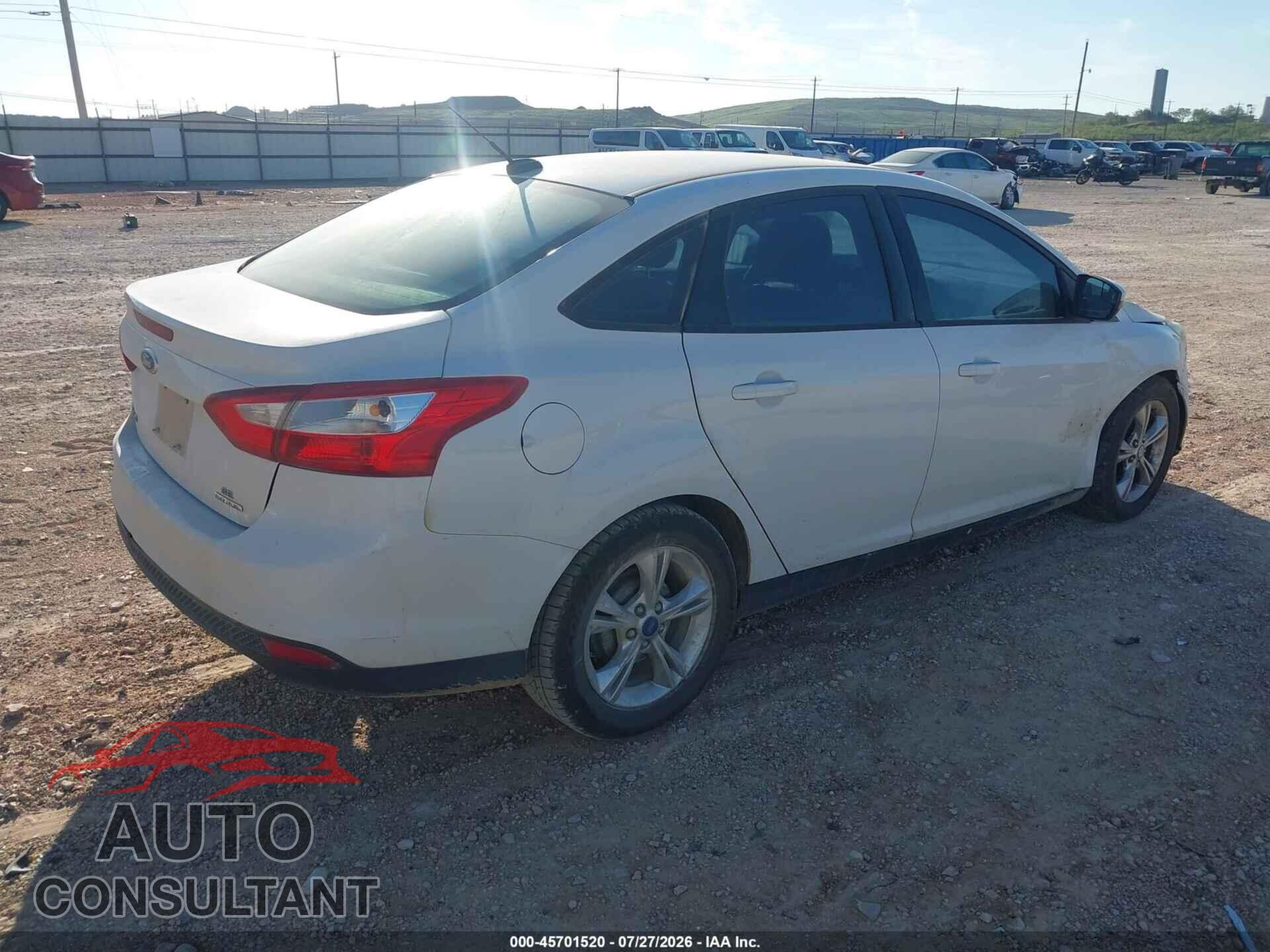 FORD FOCUS 2013 - 1FADP3F2XDL183263
