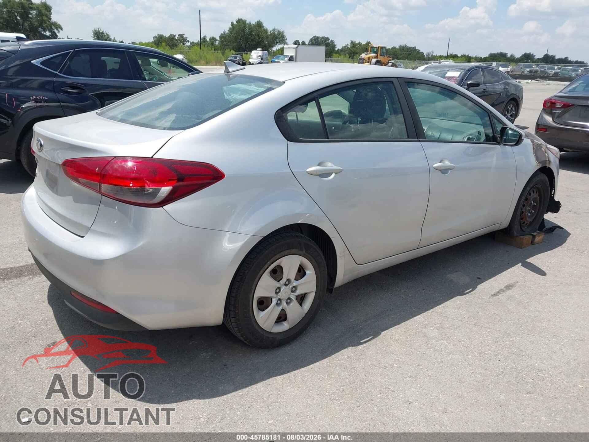 KIA FORTE 2017 - 3KPFK4A79HE012979