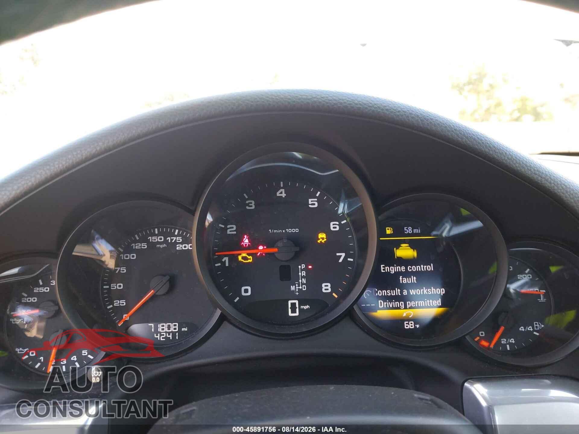 PORSCHE 911 2019 - WP0AA2A97KS103708