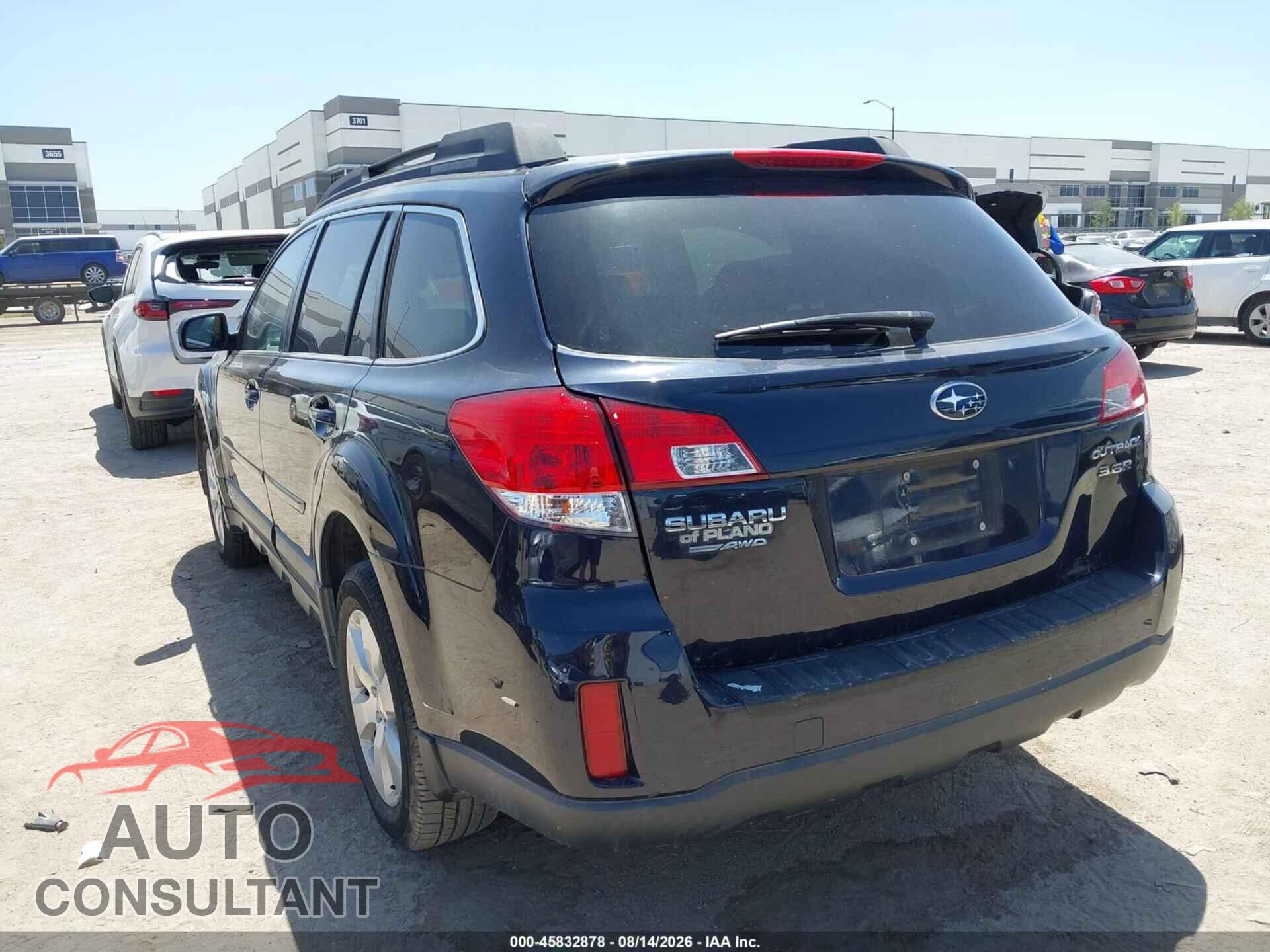 SUBARU OUTBACK 2012 - 4S4BRDCC4C2270252