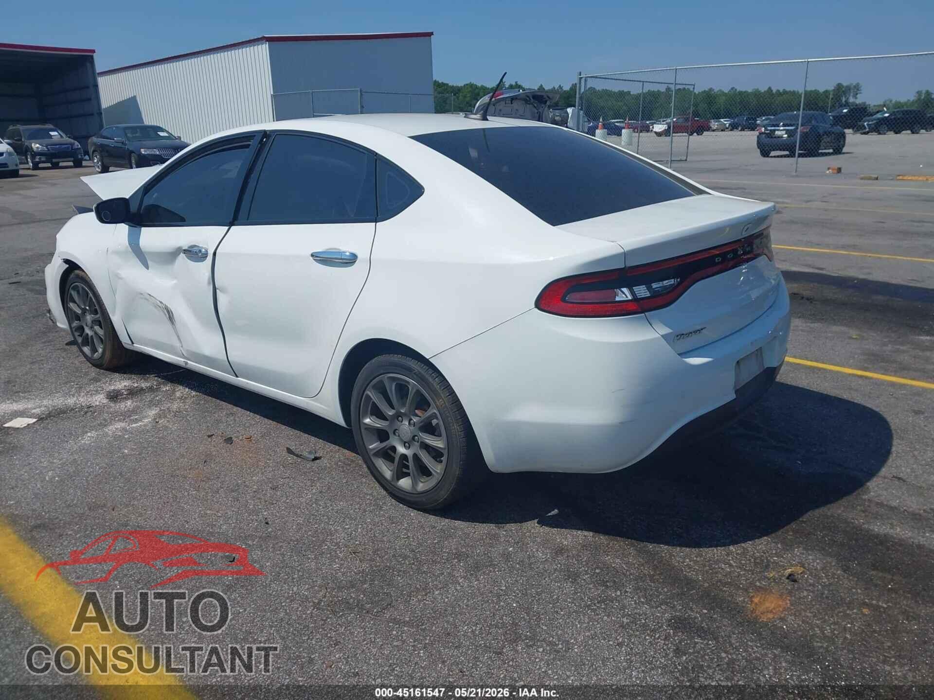 DODGE DART 2016 - 1C3CDFCBXGD516116
