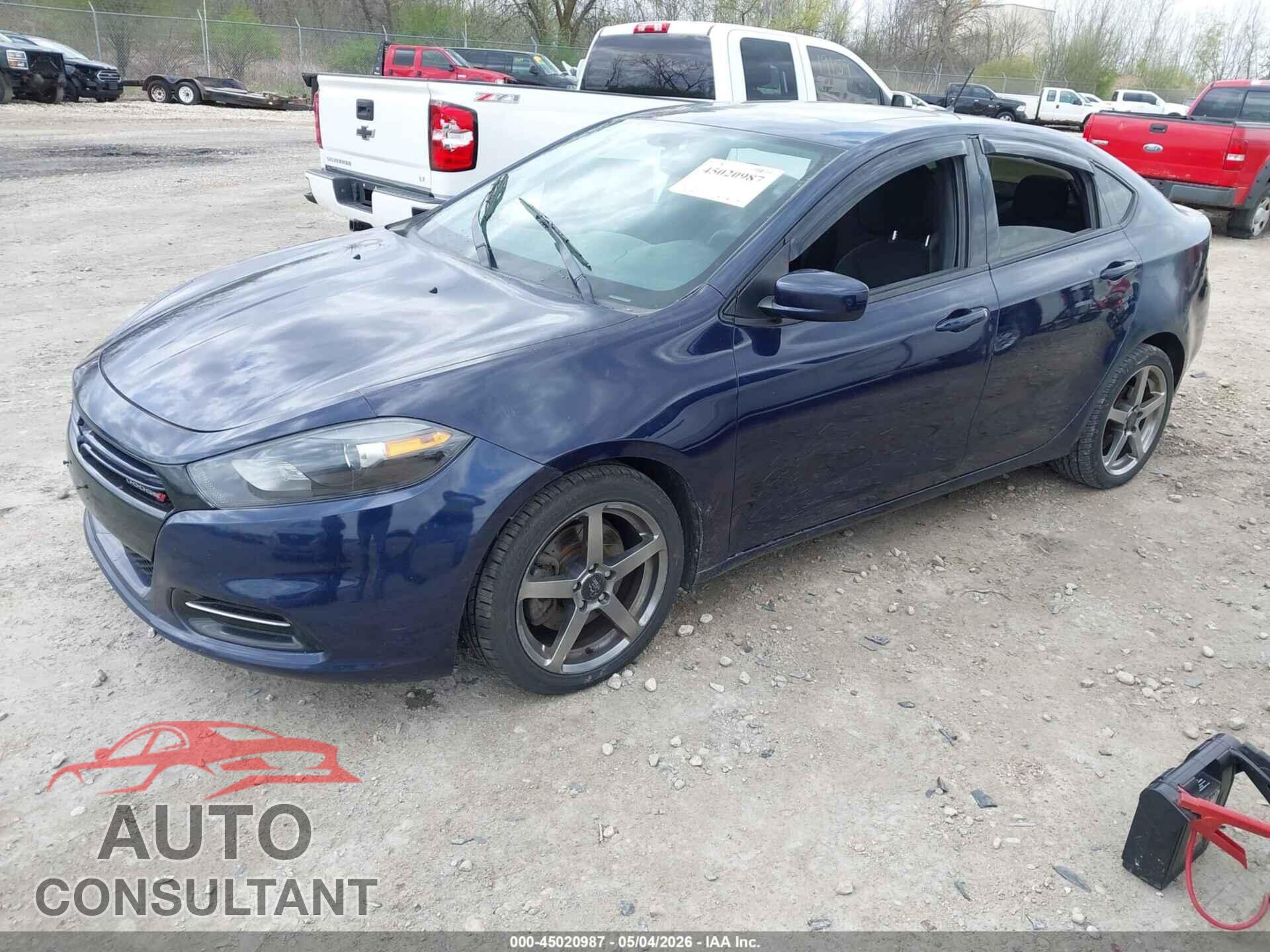 DODGE DART 2013 - 1C3CDFBA7DD317321