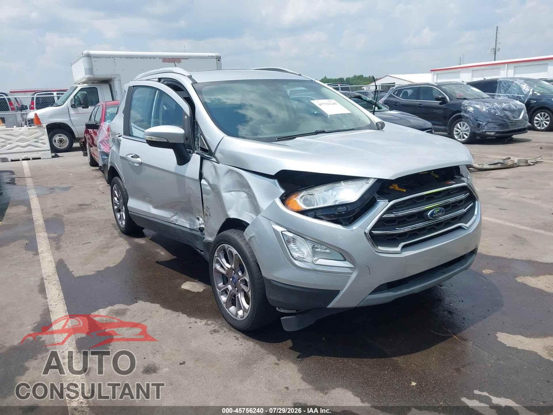 FORD ECOSPORT 2020 - MAJ6S3KL8LC334864