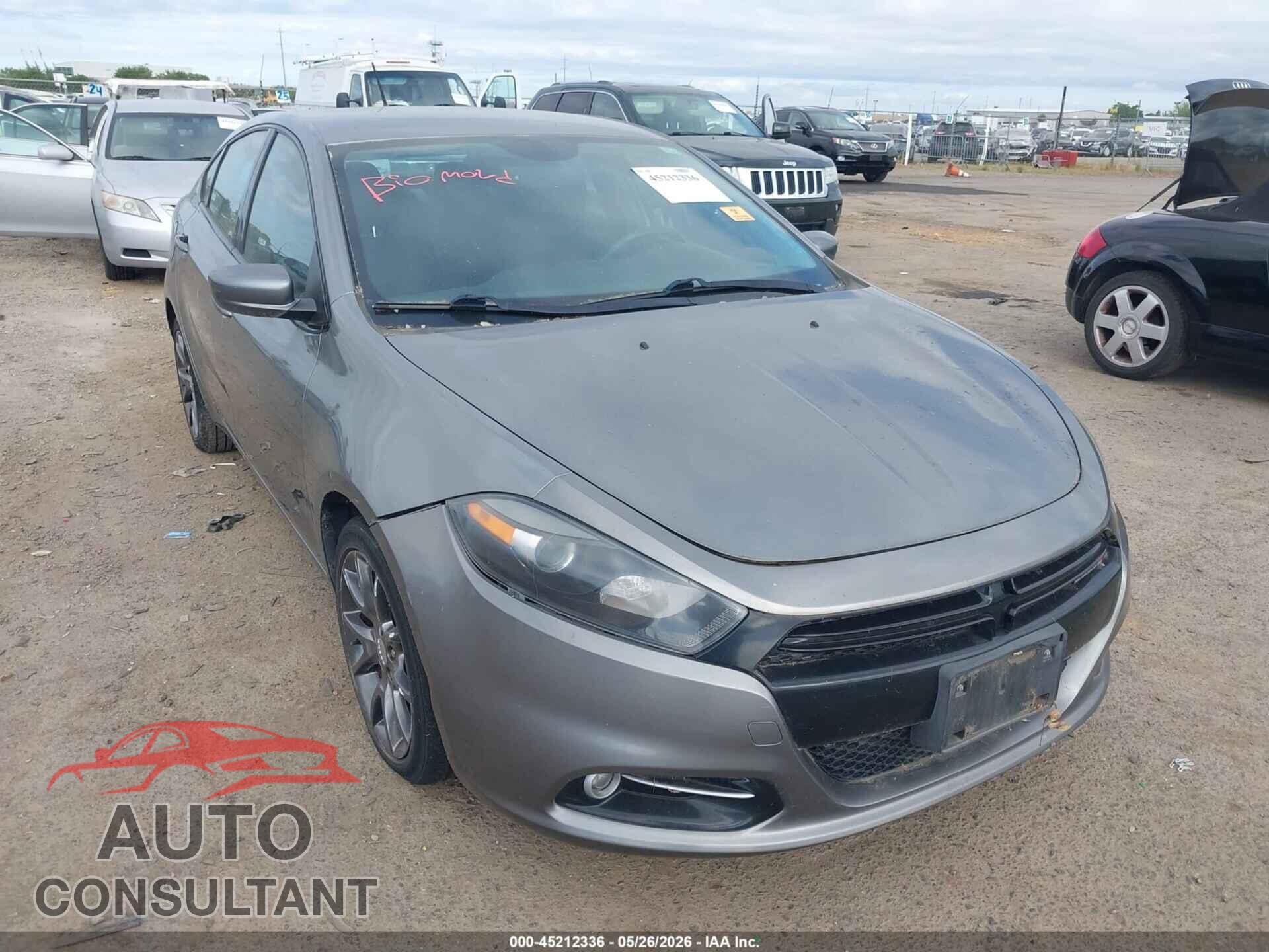 DODGE DART 2013 - 1C3CDFBA0DD325325