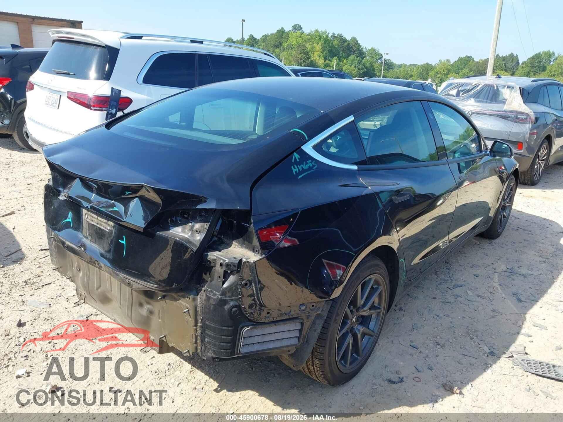 TESLA MODEL 3 2019 - 5YJ3E1EA1KF484299
