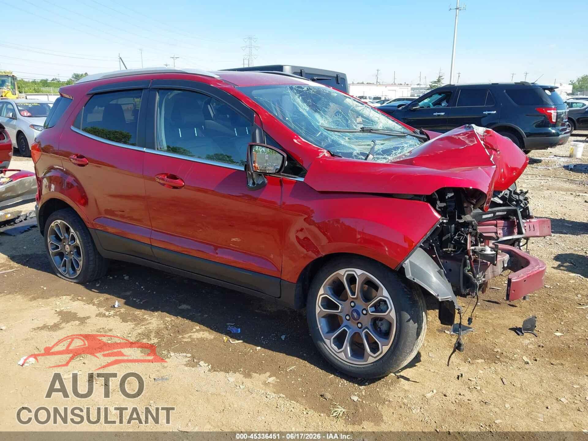 FORD ECOSPORT 2021 - MAJ6S3KL4MC453013