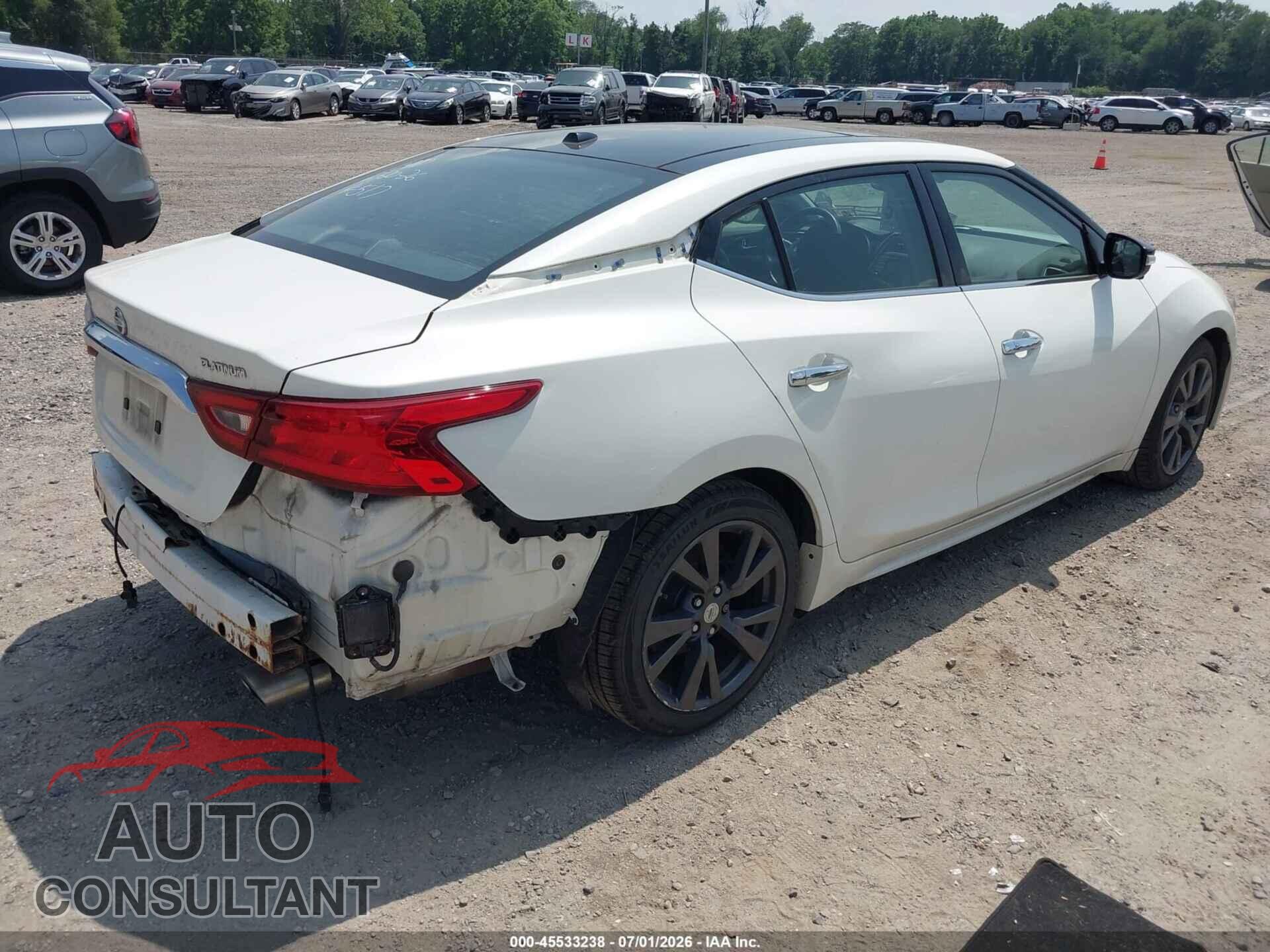 NISSAN MAXIMA 2017 - 1N4AA6AP1HC378408