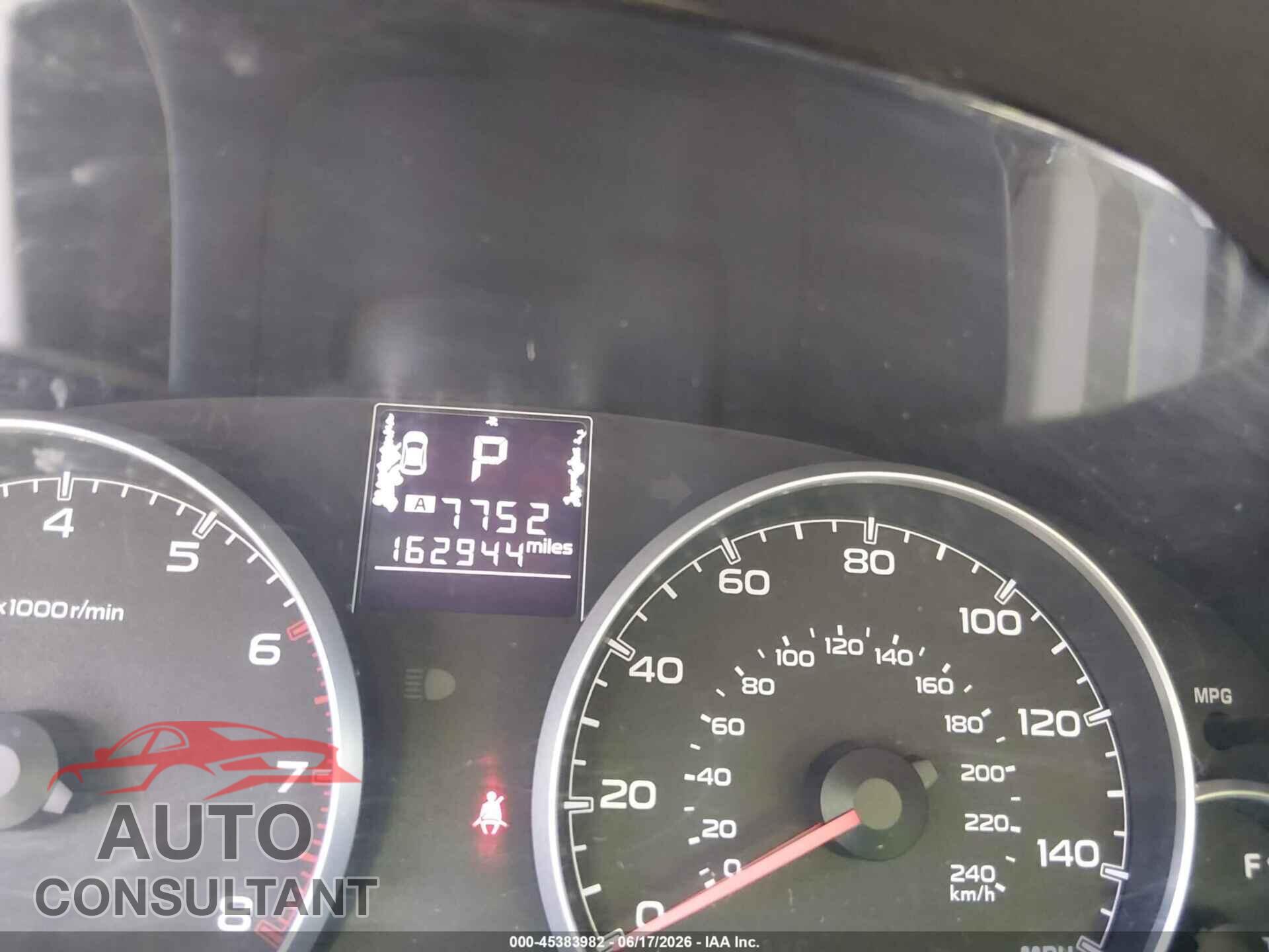 SUBARU OUTBACK 2014 - 4S4BRBCC0E3226525