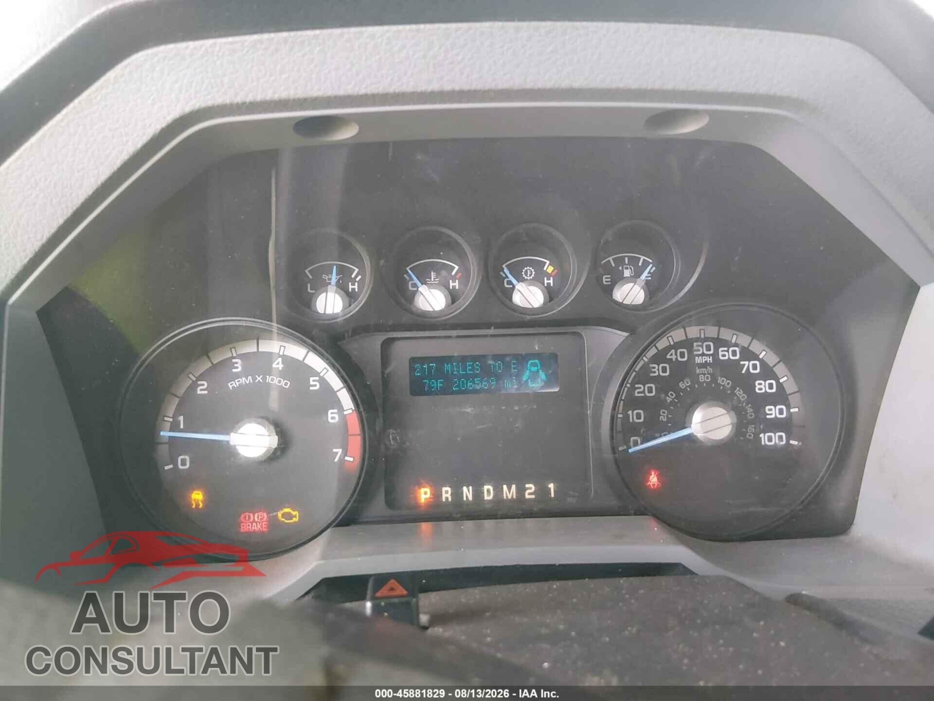 FORD F-250 2012 - 1FTBF2A67CEA01403