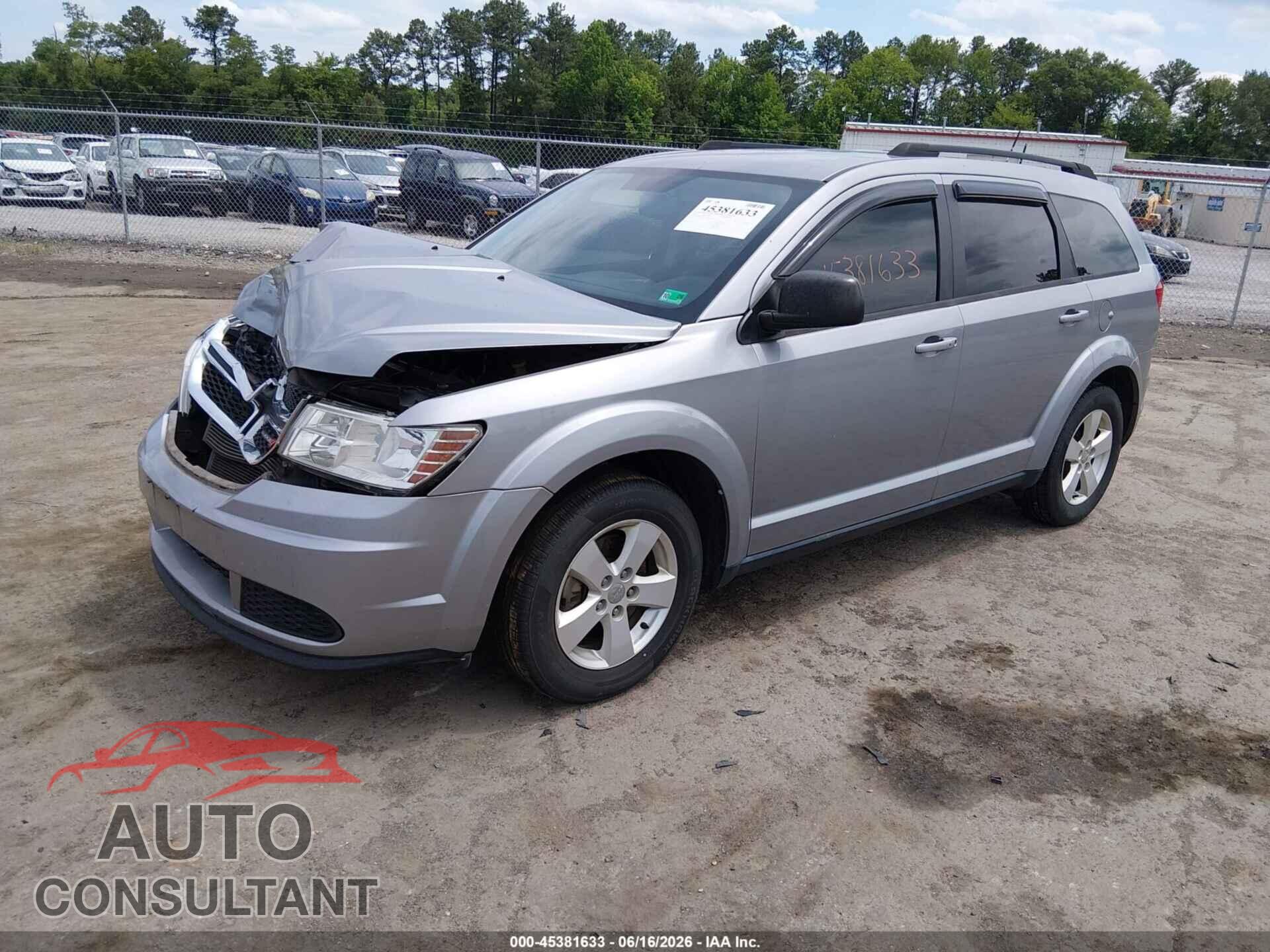 DODGE JOURNEY 2016 - 3C4PDCAB5GT104534