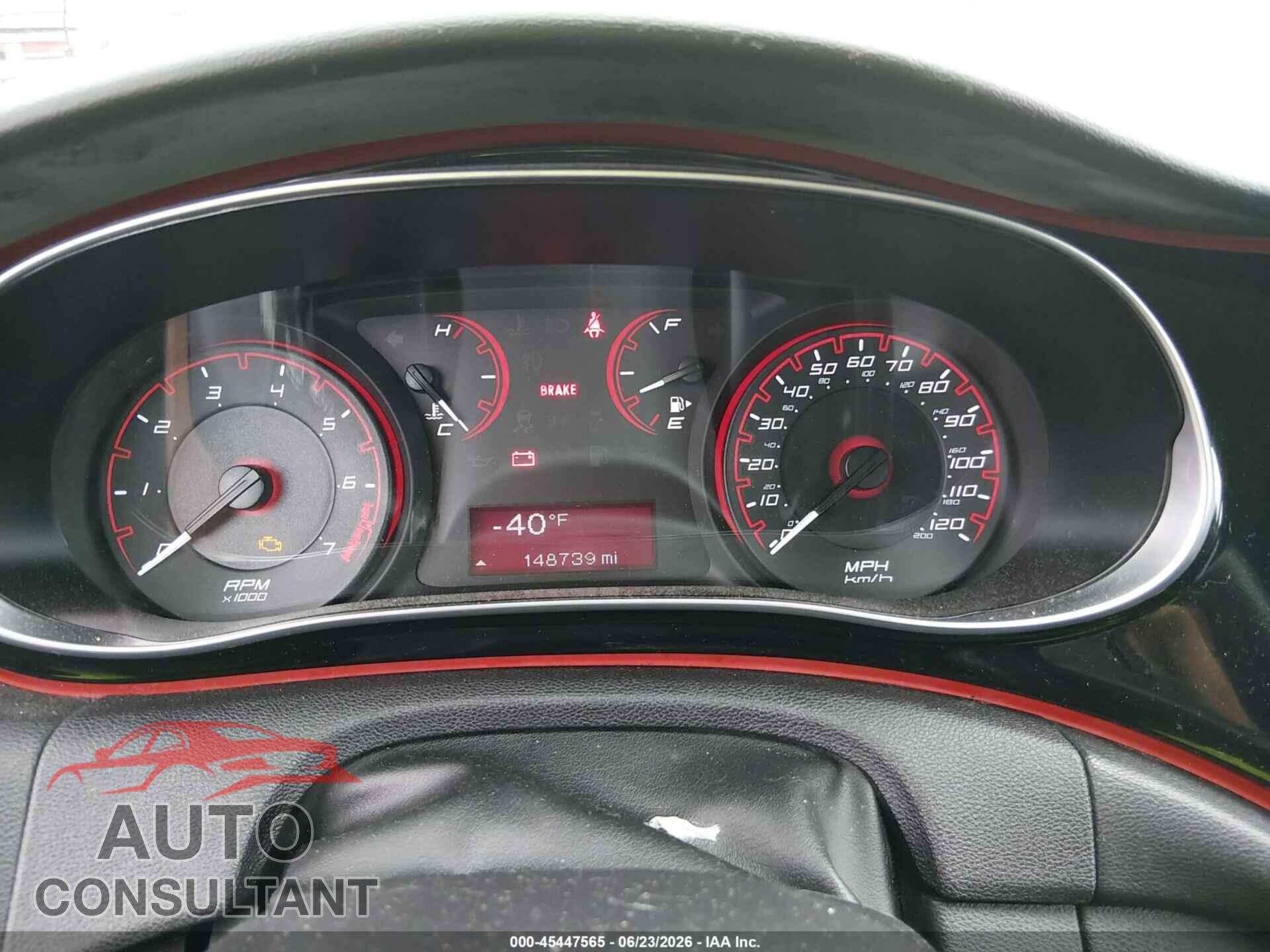 DODGE DART 2014 - 1C3CDFAA5ED865093