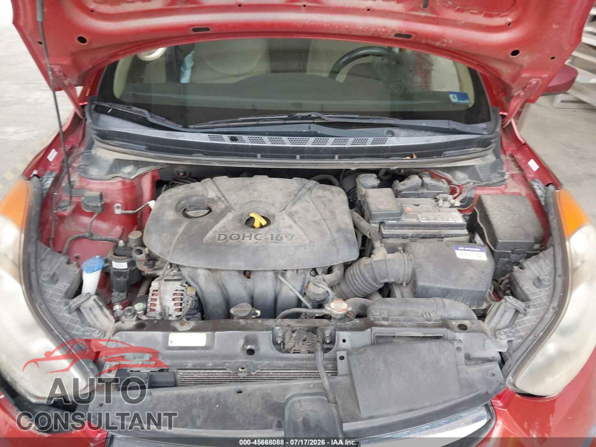 HYUNDAI ELANTRA 2011 - KMHDH4AE0BU117077