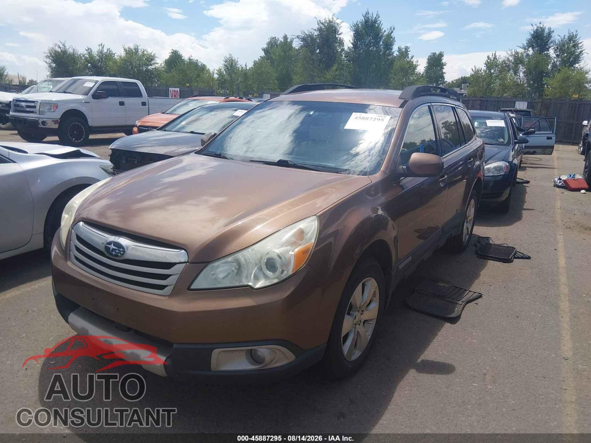 SUBARU OUTBACK 2011 - 4S4BRDJC2B2362476