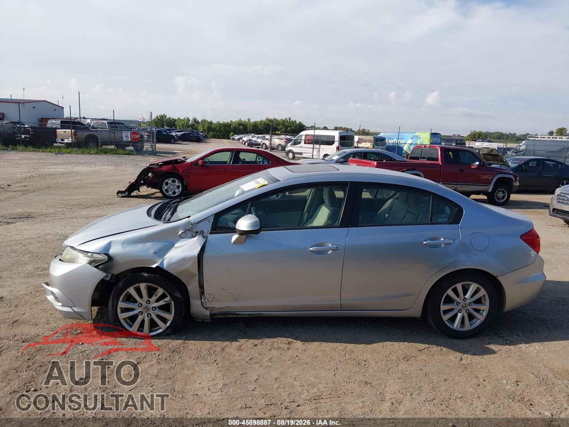 HONDA CIVIC 2012 - 19XFB2F83CE036371