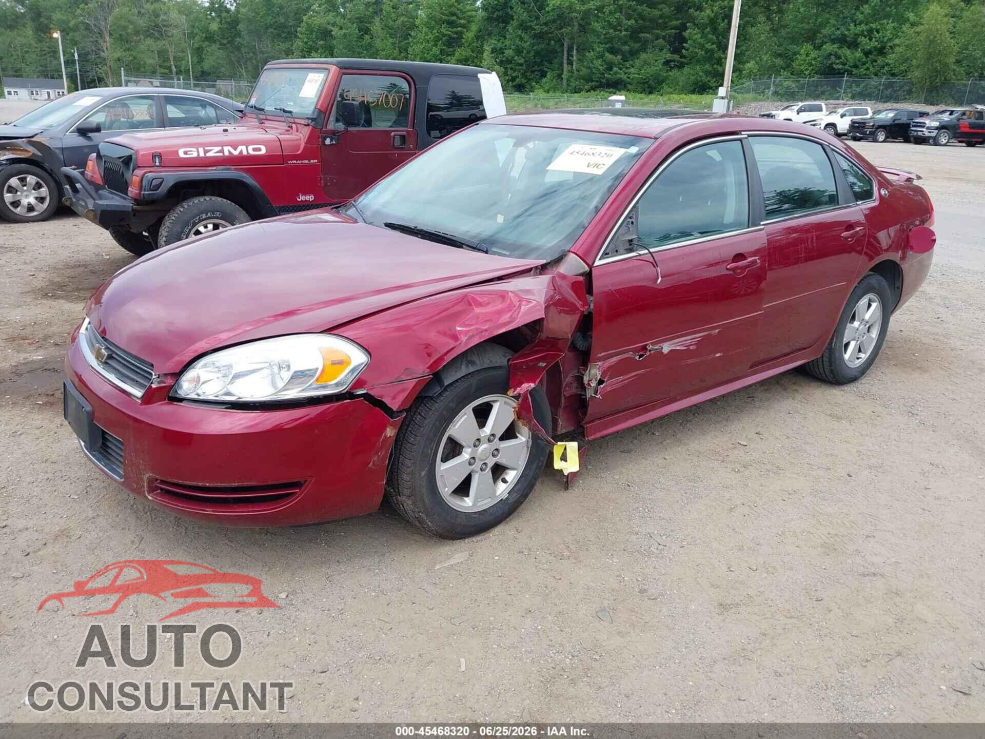 CHEVROLET IMPALA 2009 - 2G1WT57K291304429