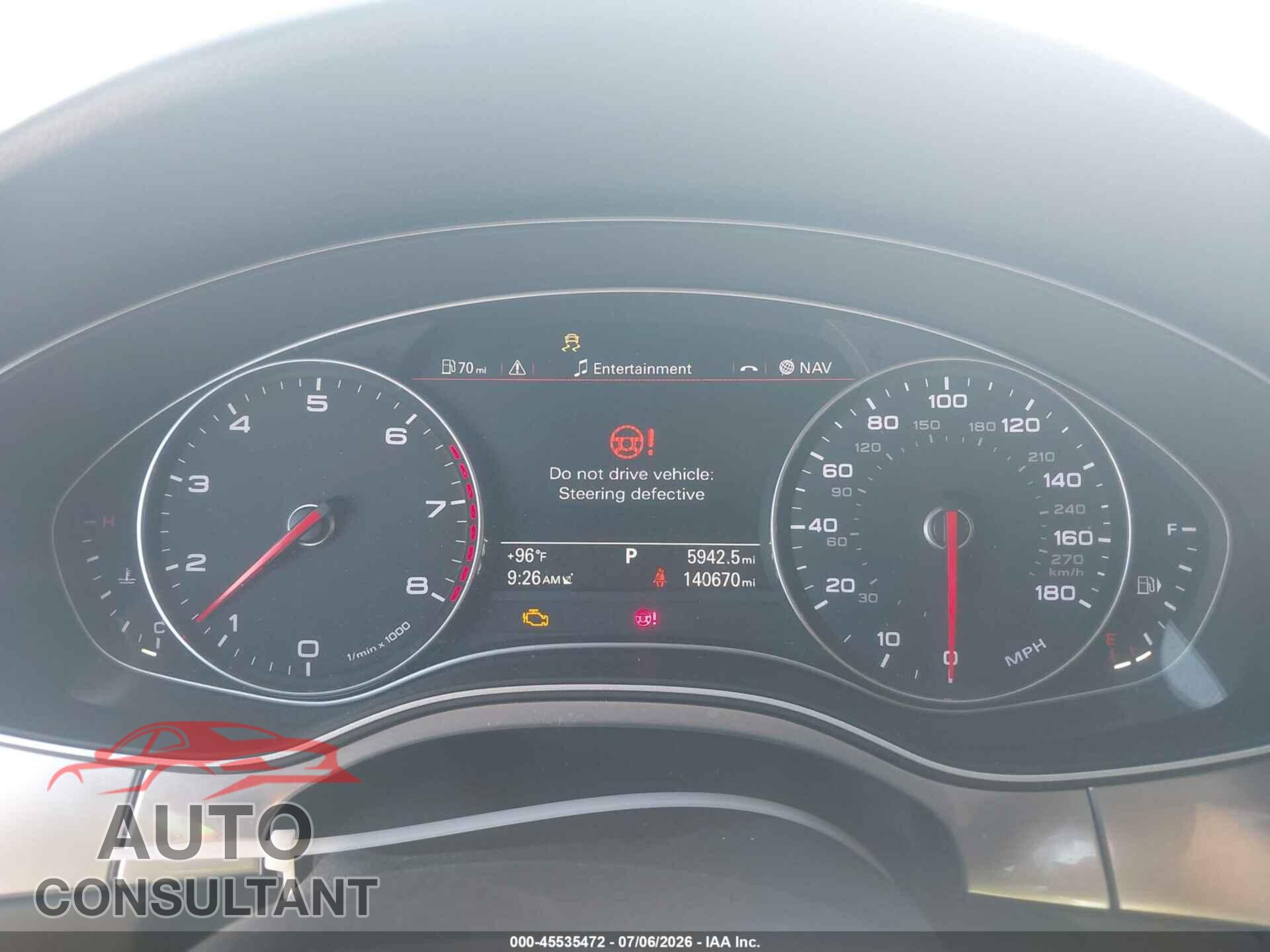 AUDI A7 2013 - WAU2GBFC2DN125931
