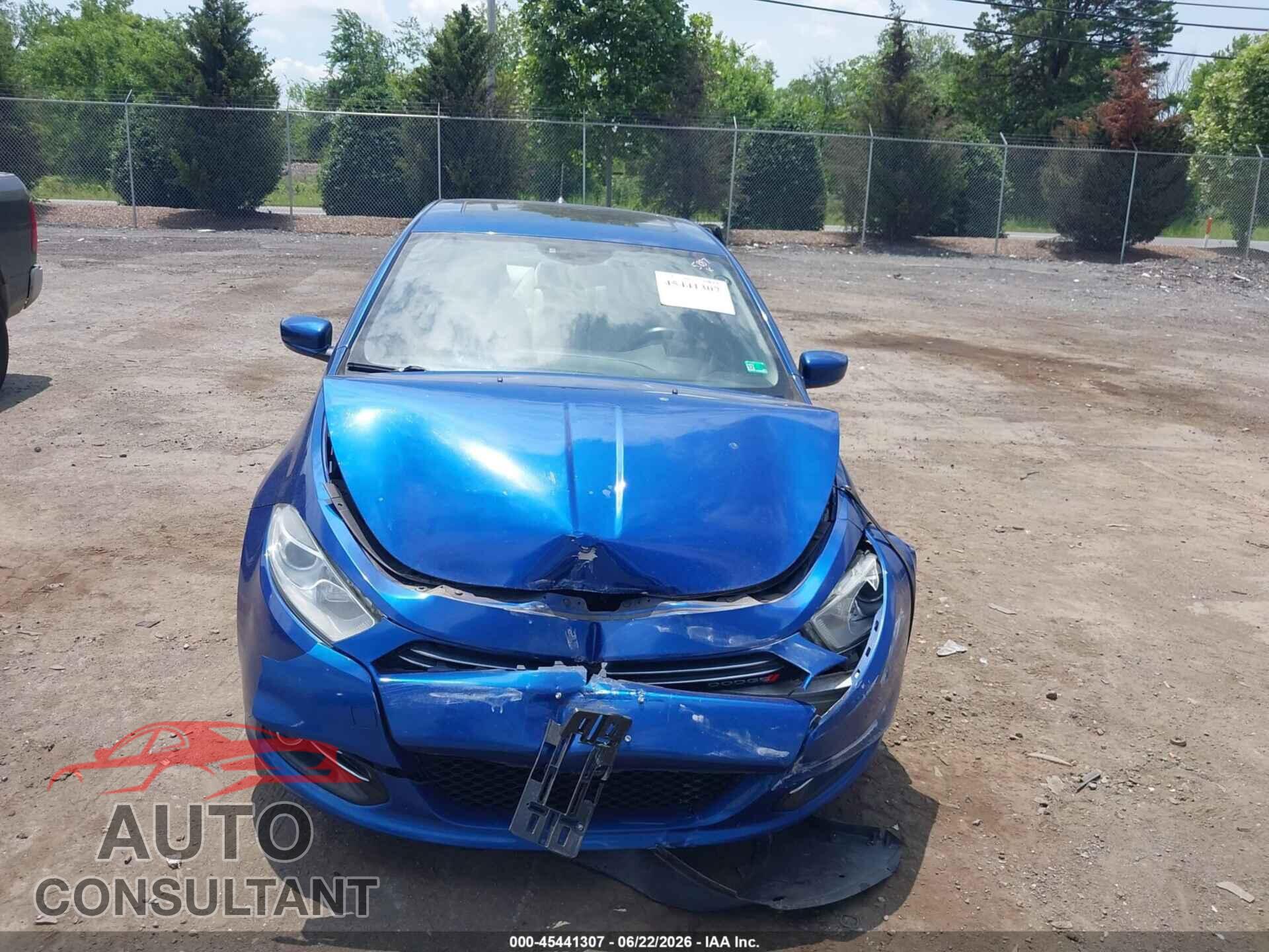 DODGE DART 2014 - 1C3CDFCB7ED773473