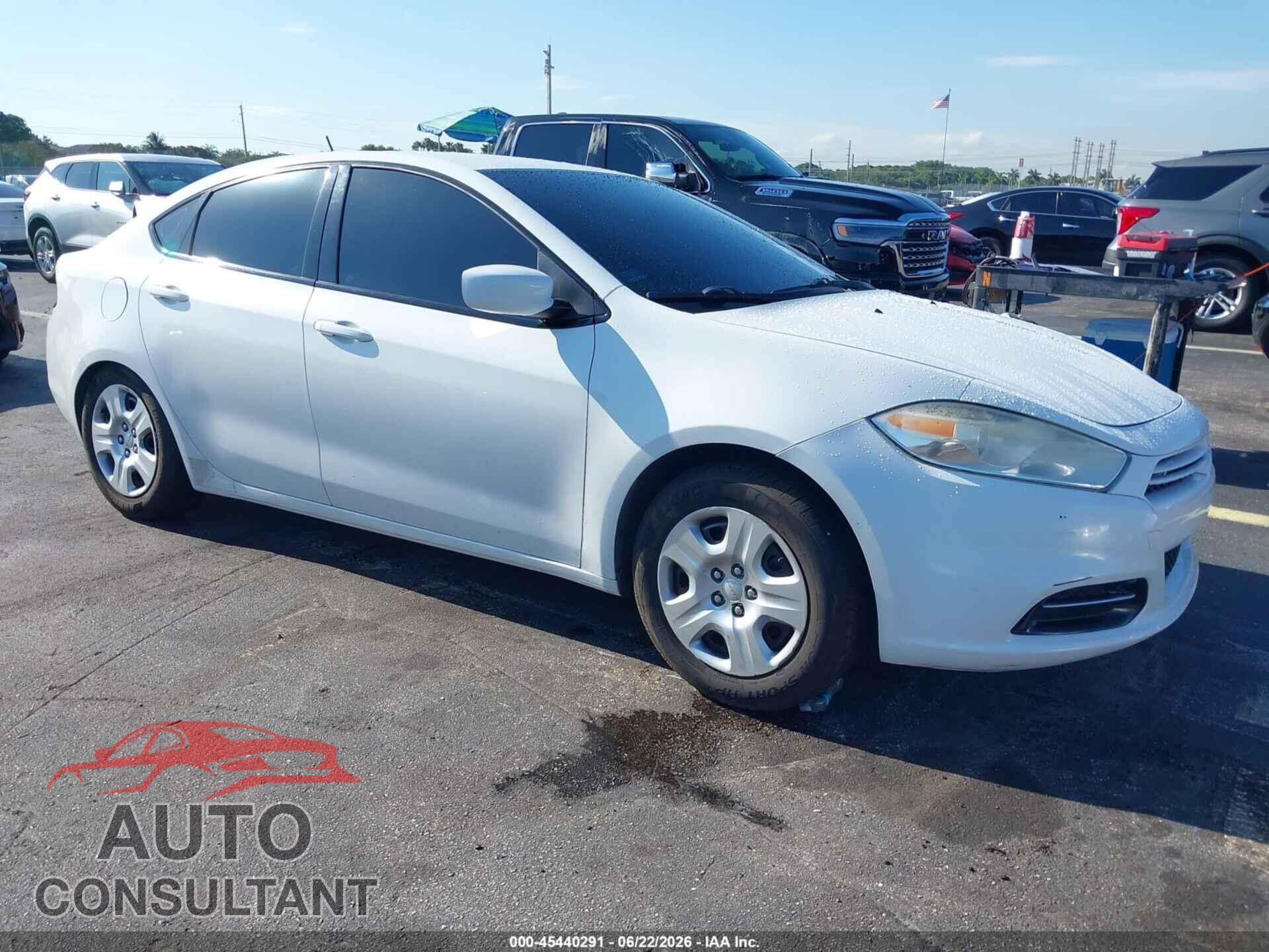 DODGE DART 2013 - 1C3CDFAH0DD224672