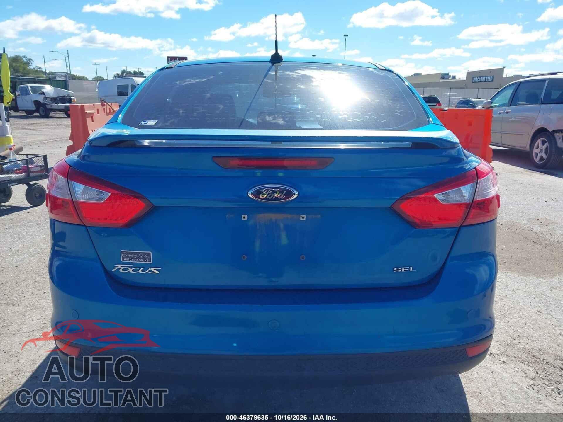 FORD FOCUS 2012 - 1FAHP3H2XCL128308