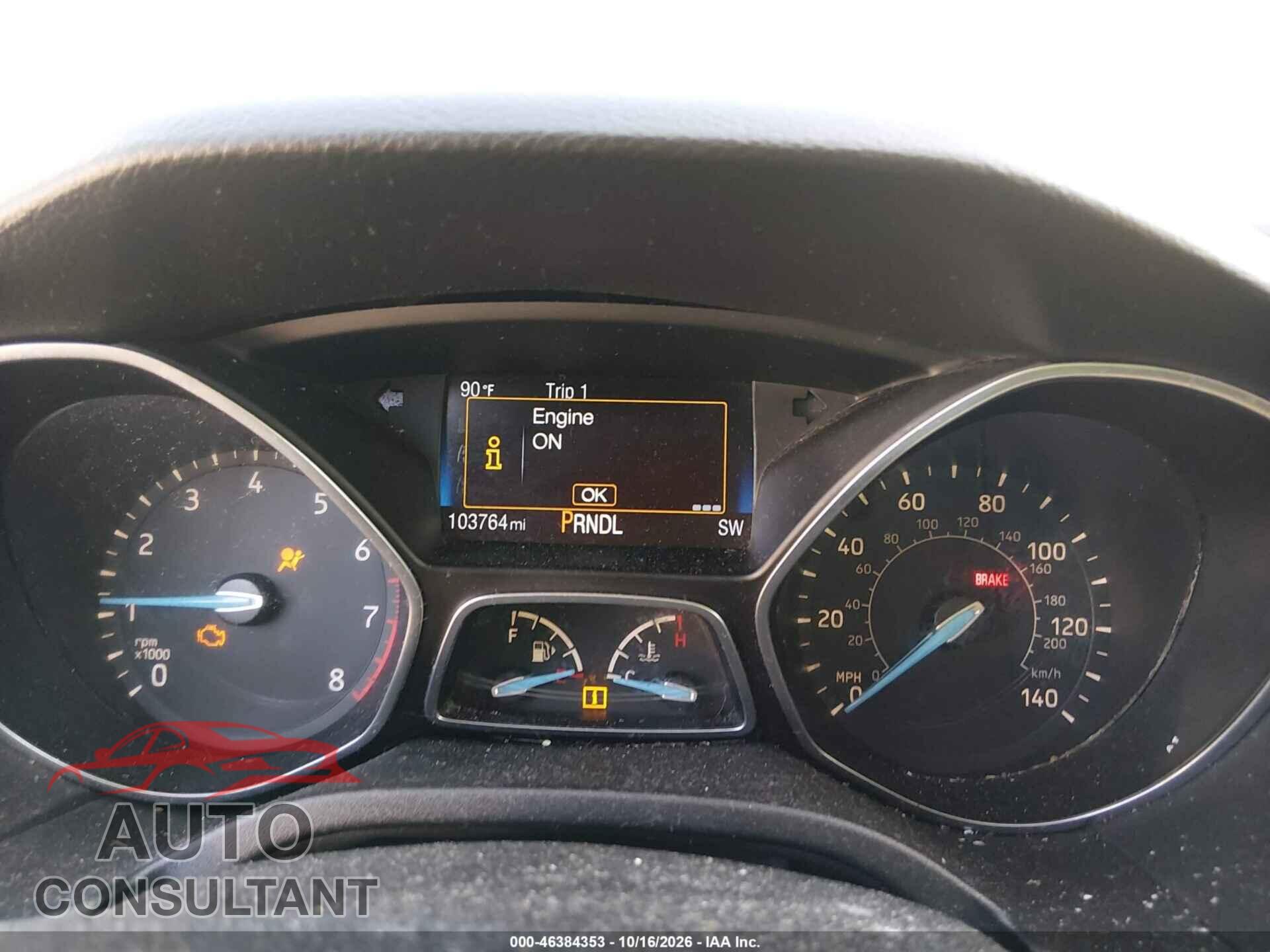 FORD FOCUS 2015 - 1FADP3F29FL205076