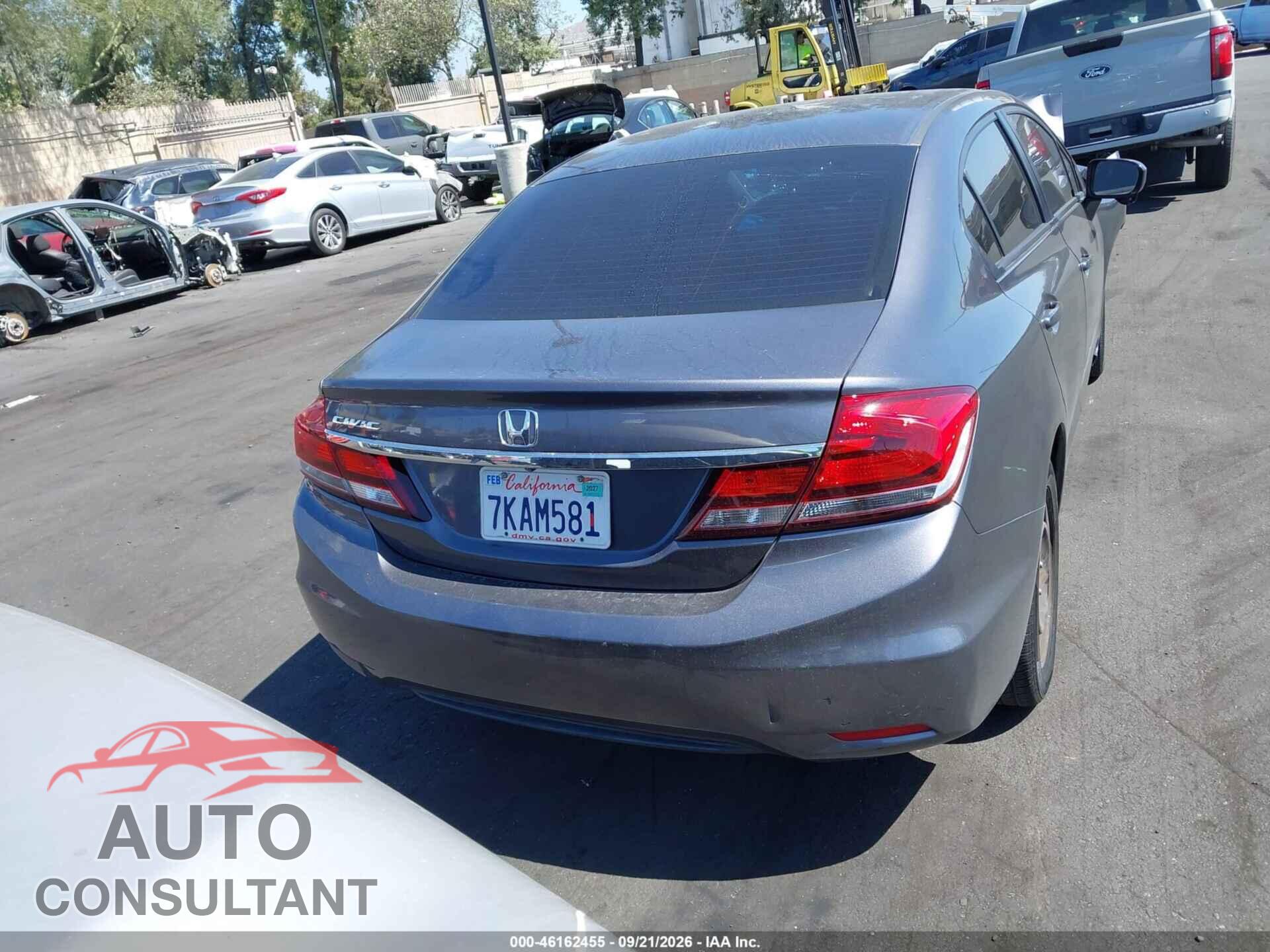 HONDA CIVIC 2015 - 19XFB2F82FE211603