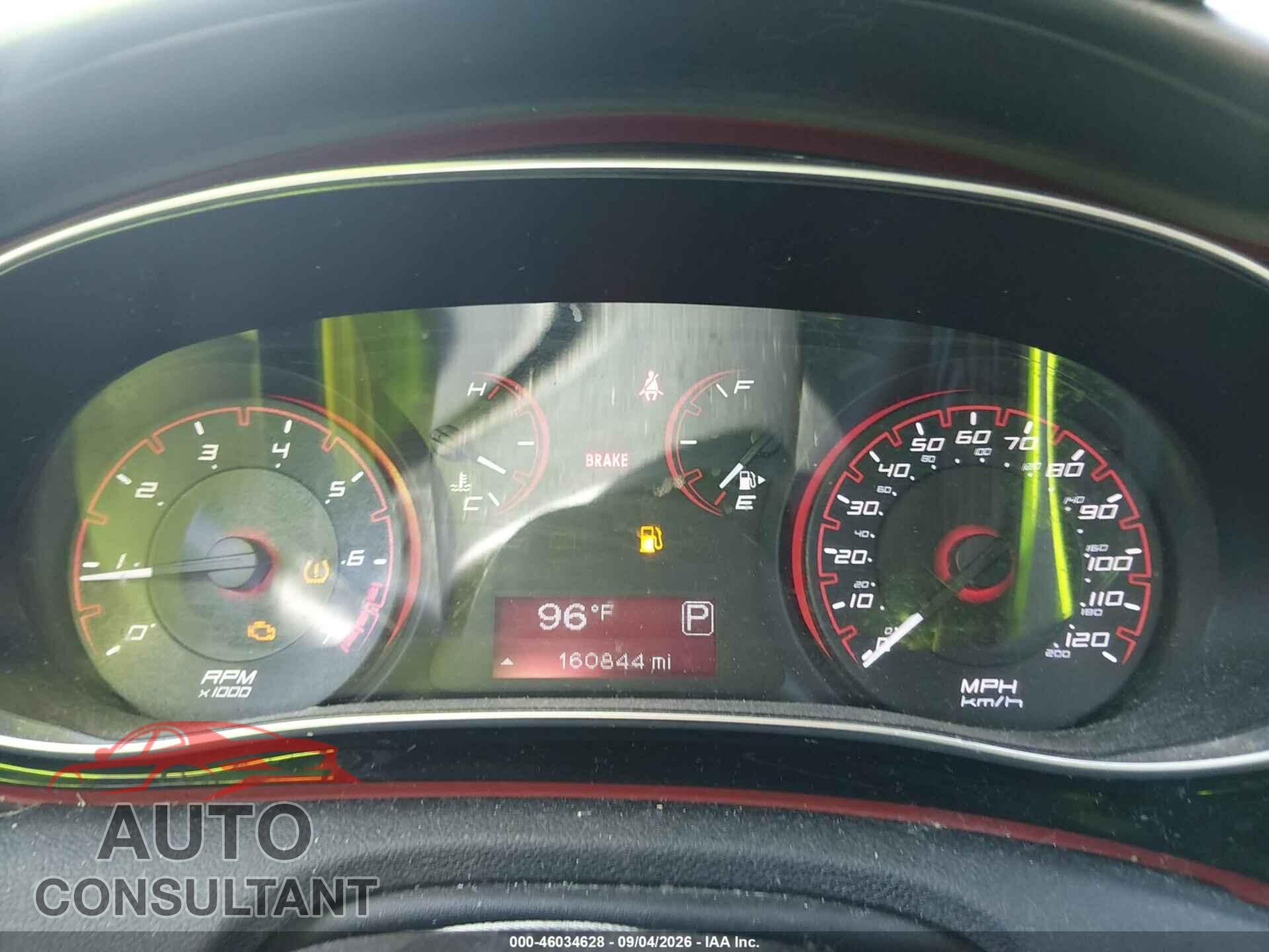 DODGE DART 2015 - 1C3CDFBB2FD301927