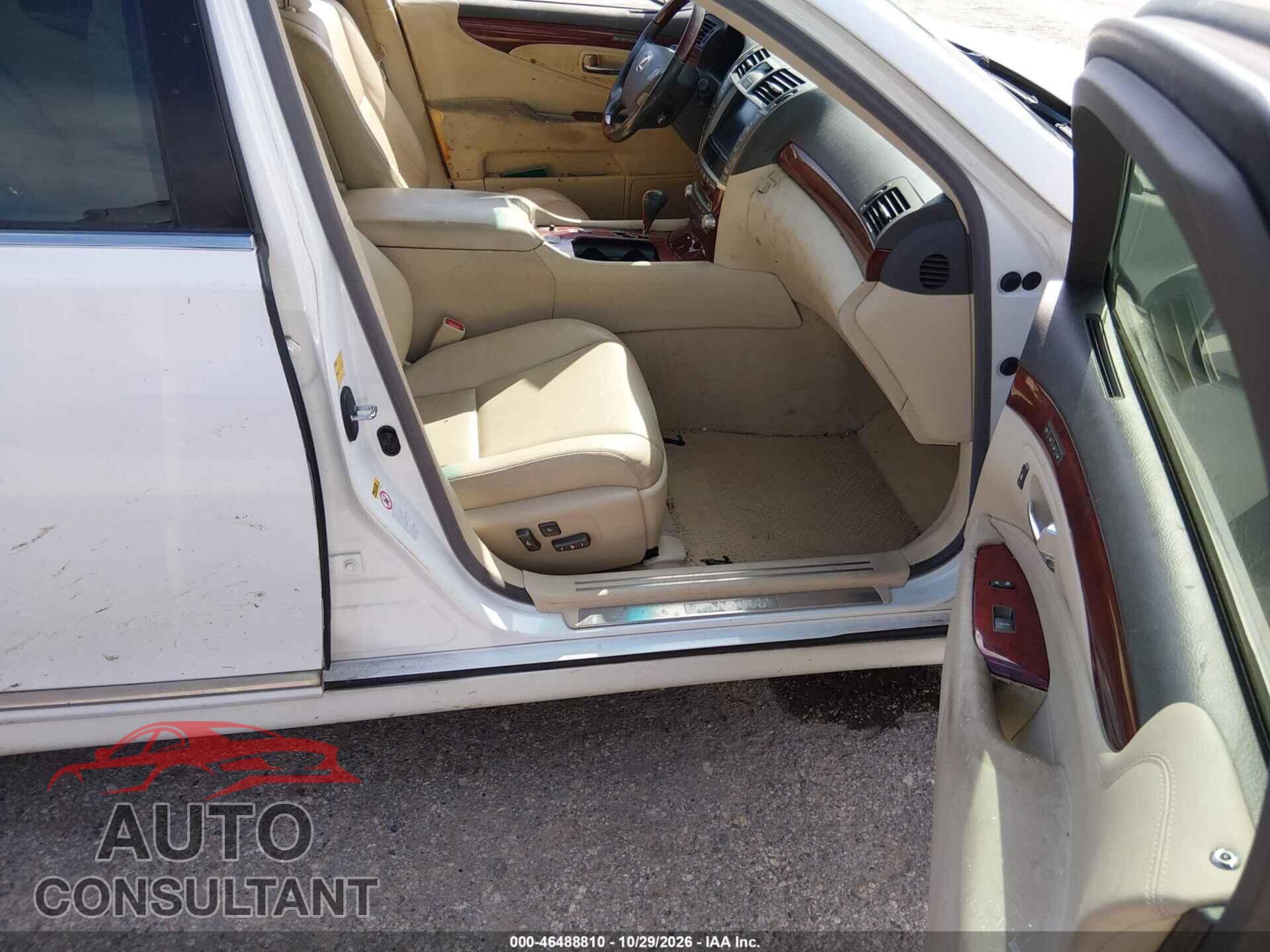 LEXUS LS 460 2012 - JTHBL5EF0C5111275