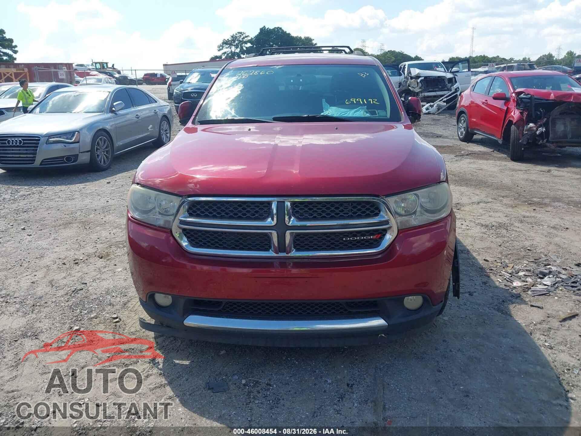DODGE DURANGO 2013 - 1C4RDJAG7DC699192