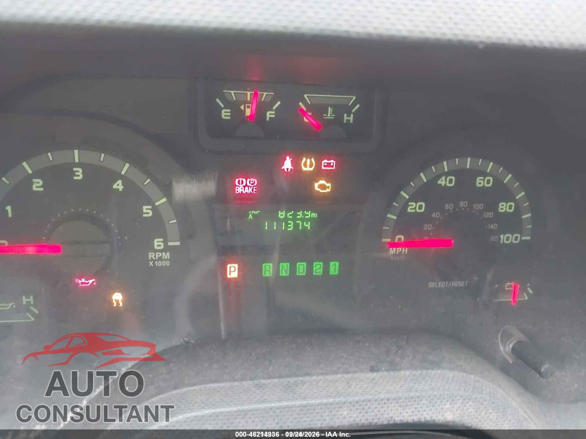 FORD E-150 2010 - 1FMNE1BW0ADA12086