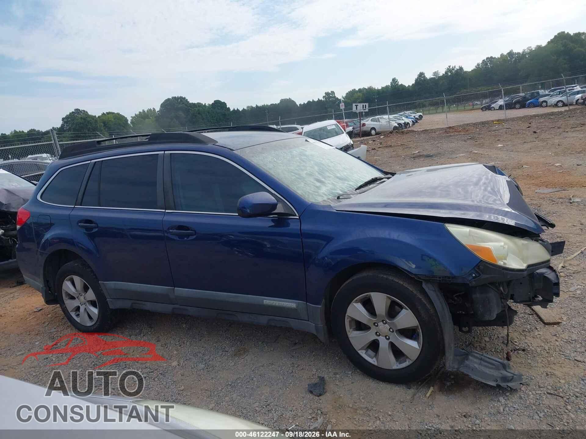 SUBARU OUTBACK 2010 - 4S4BRBCC6A3369781