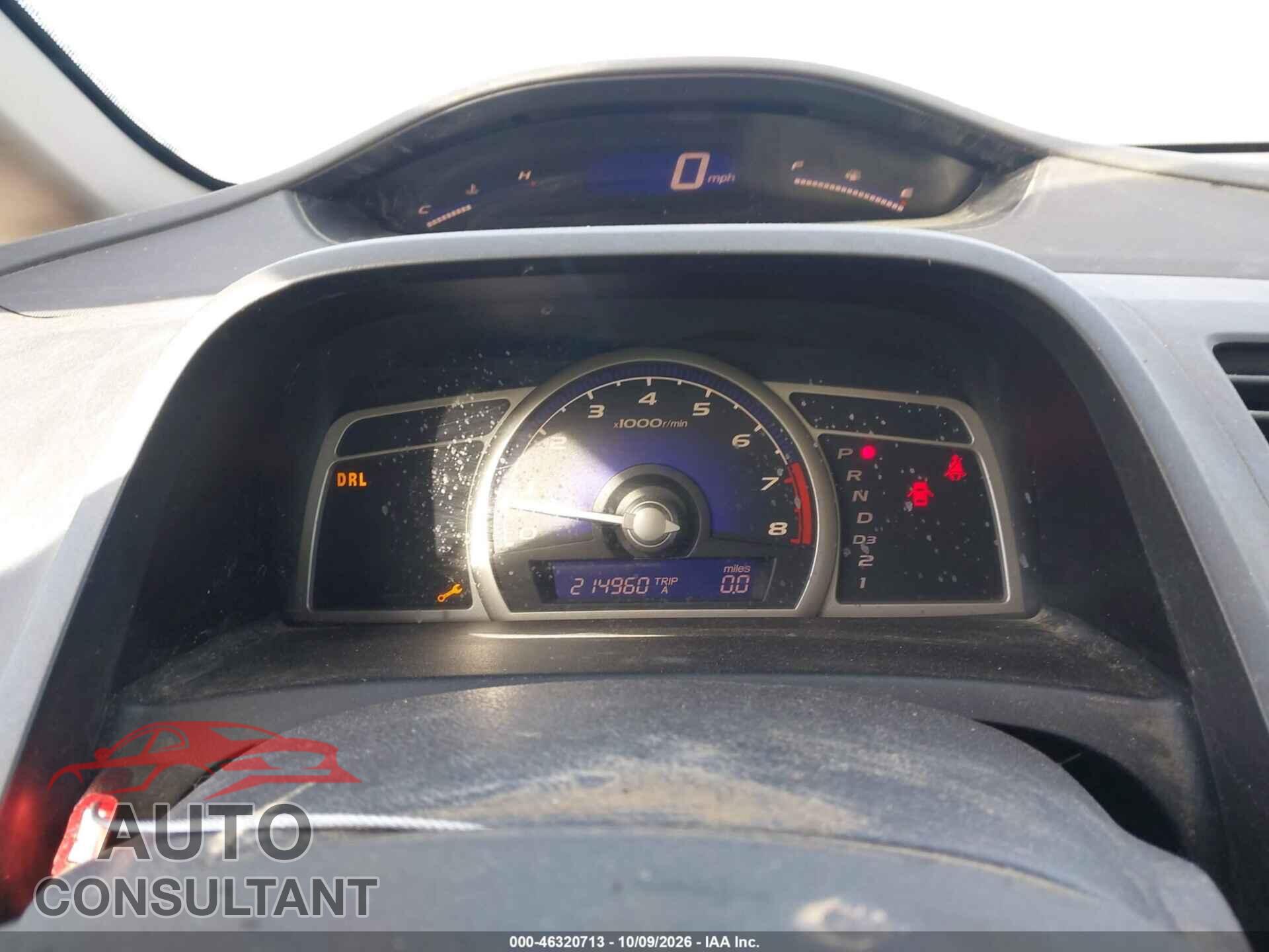 HONDA CIVIC 2010 - 19XFA1F9XAE027329