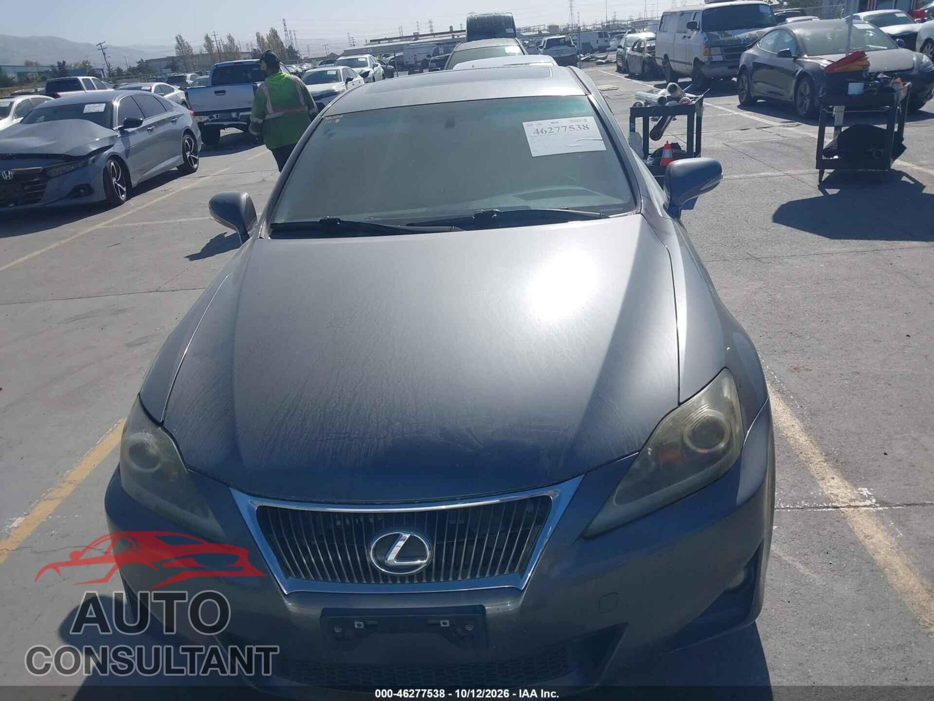 LEXUS IS 250 2012 - JTHBF5C28C5160893