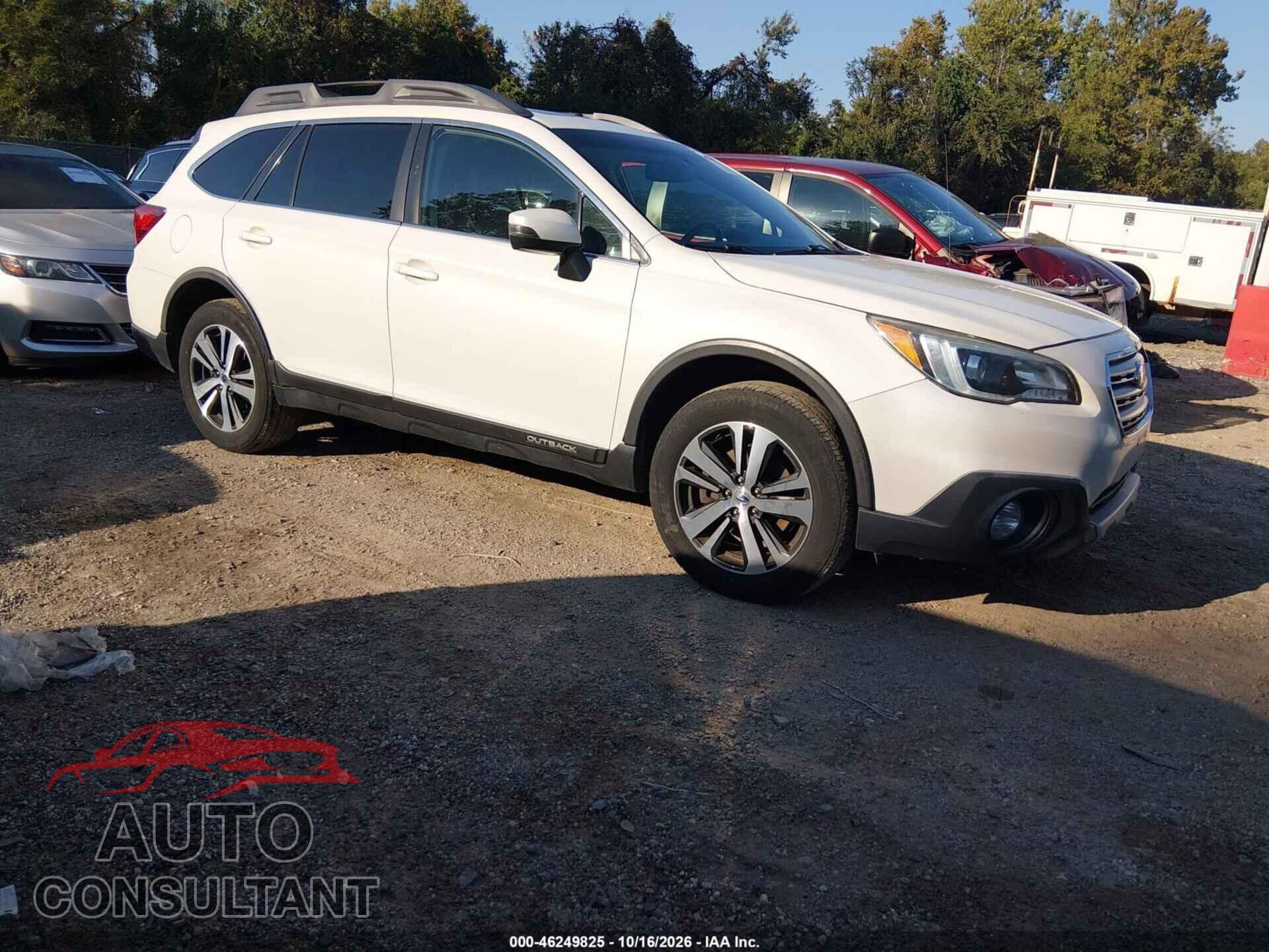 SUBARU OUTBACK 2015 - 4S4BSELC7F3254877
