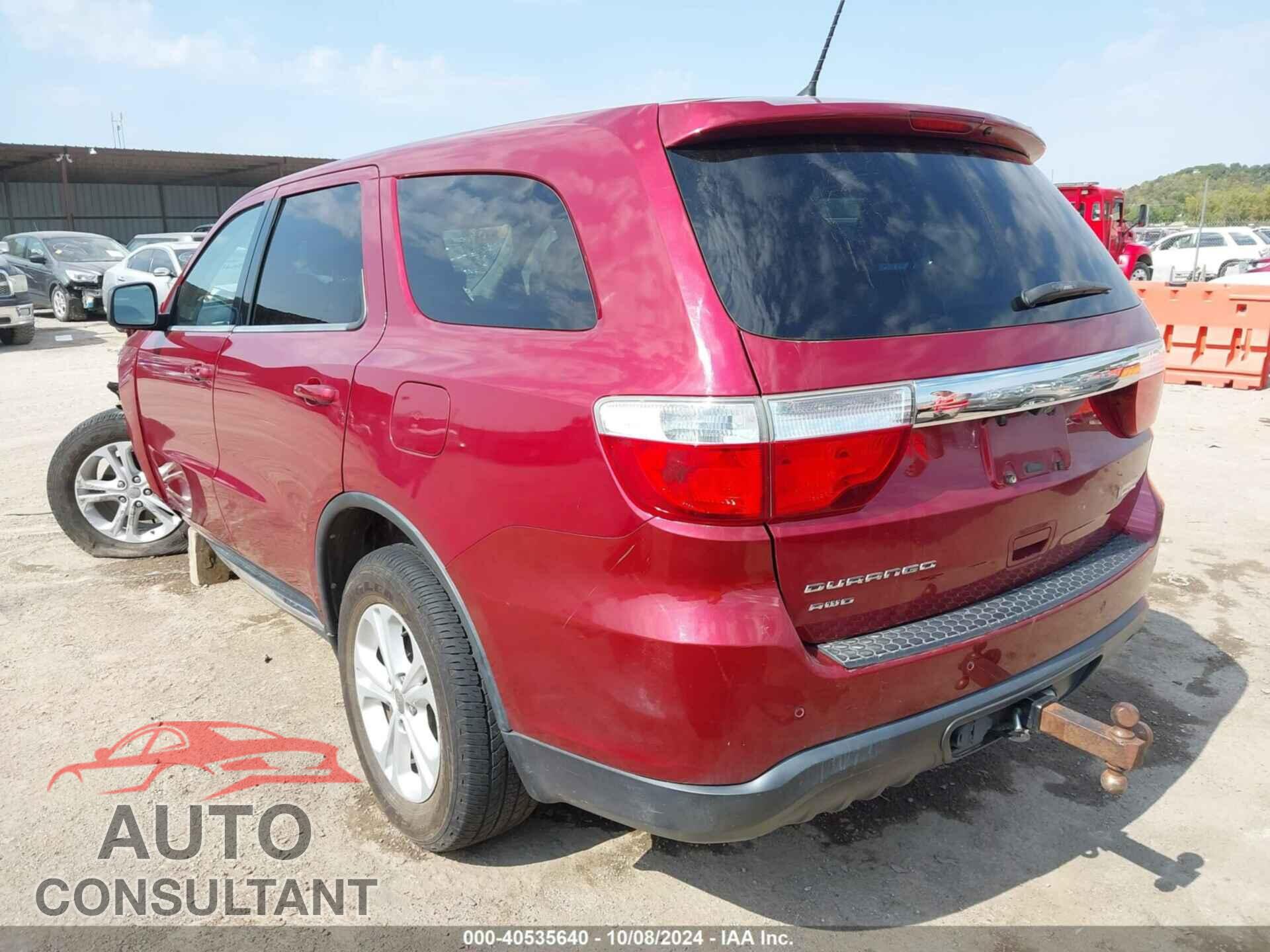 DODGE DURANGO 2013 - 1C4RDJAG8DC527687